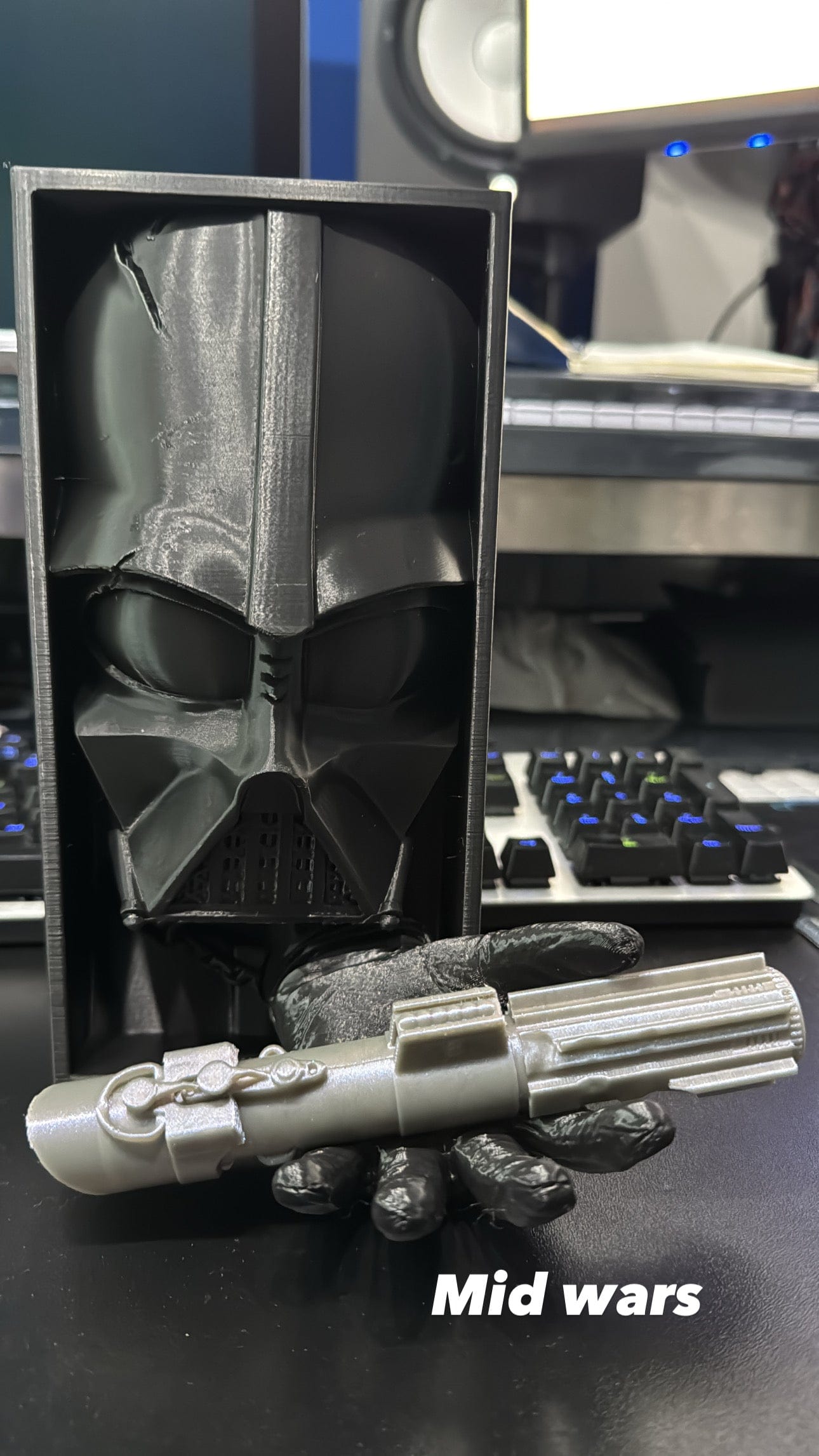 Darth Vader 3D Print w/ Light Saber - Vault 82