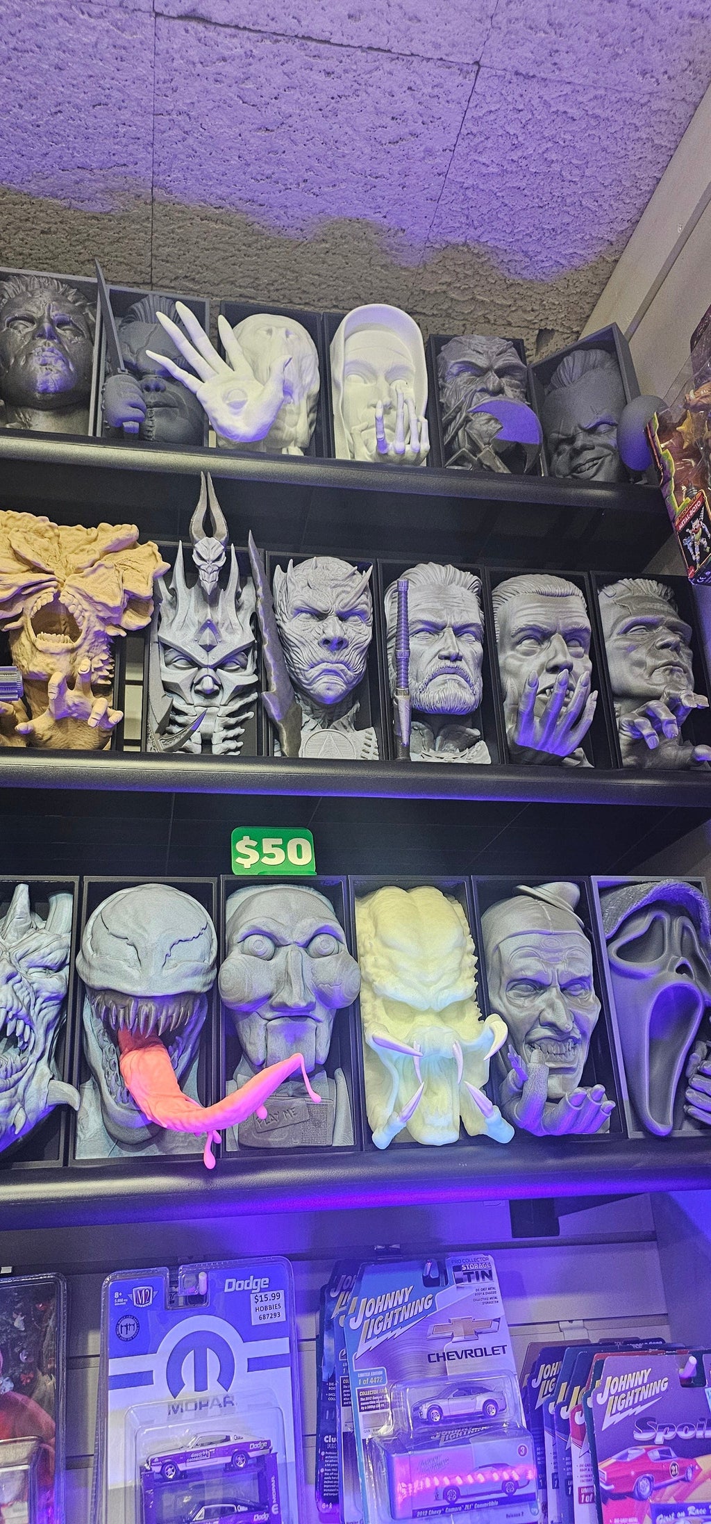 3D Prints - Classic horror, comics, anime, and movies