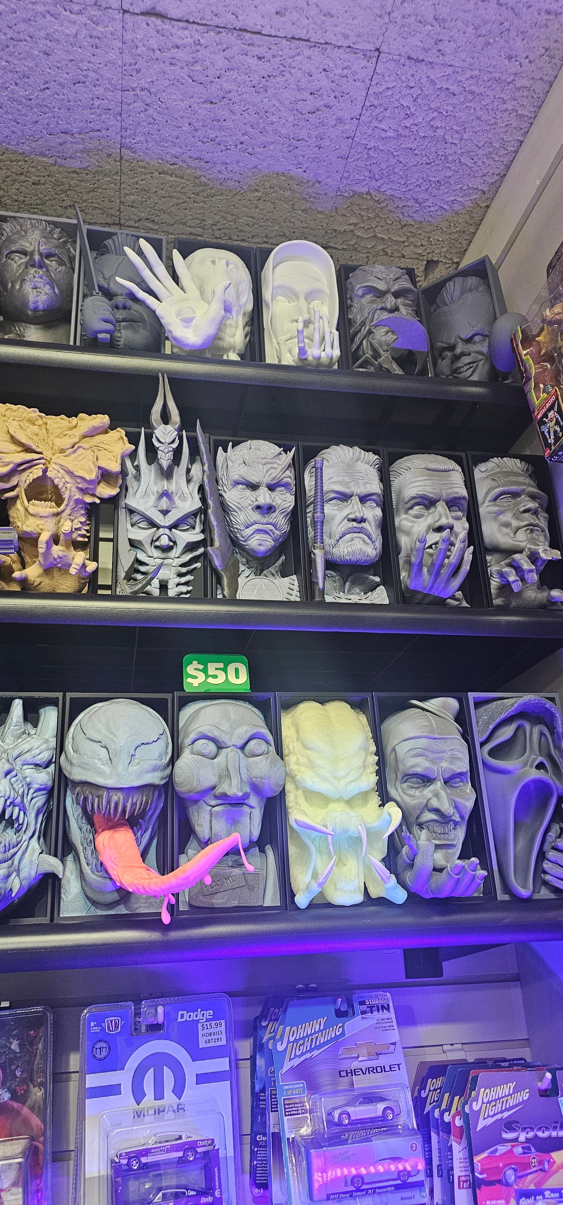 3D Prints - Classic horror, comics, anime, and movies