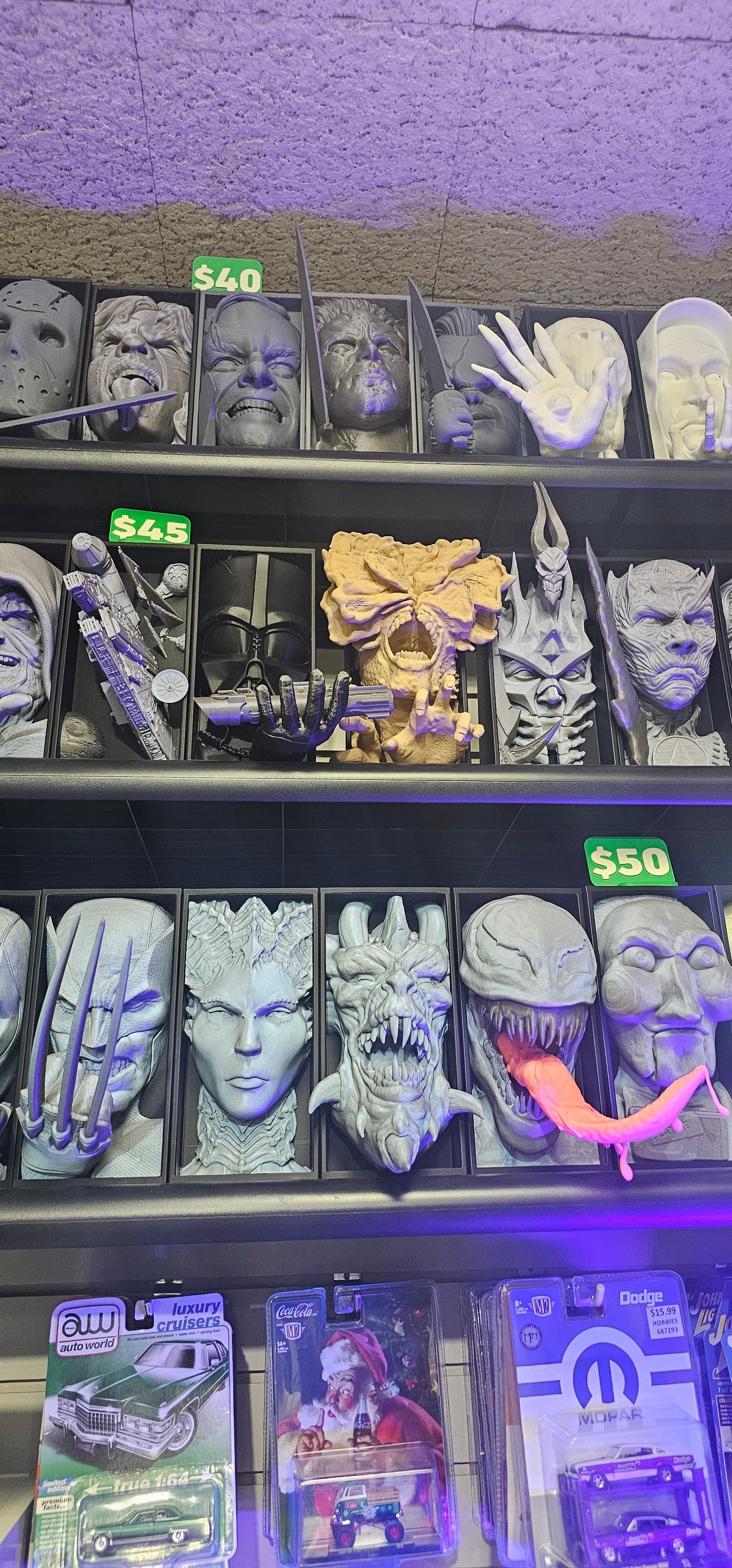 3D Prints - Classic horror, comics, anime, and movies