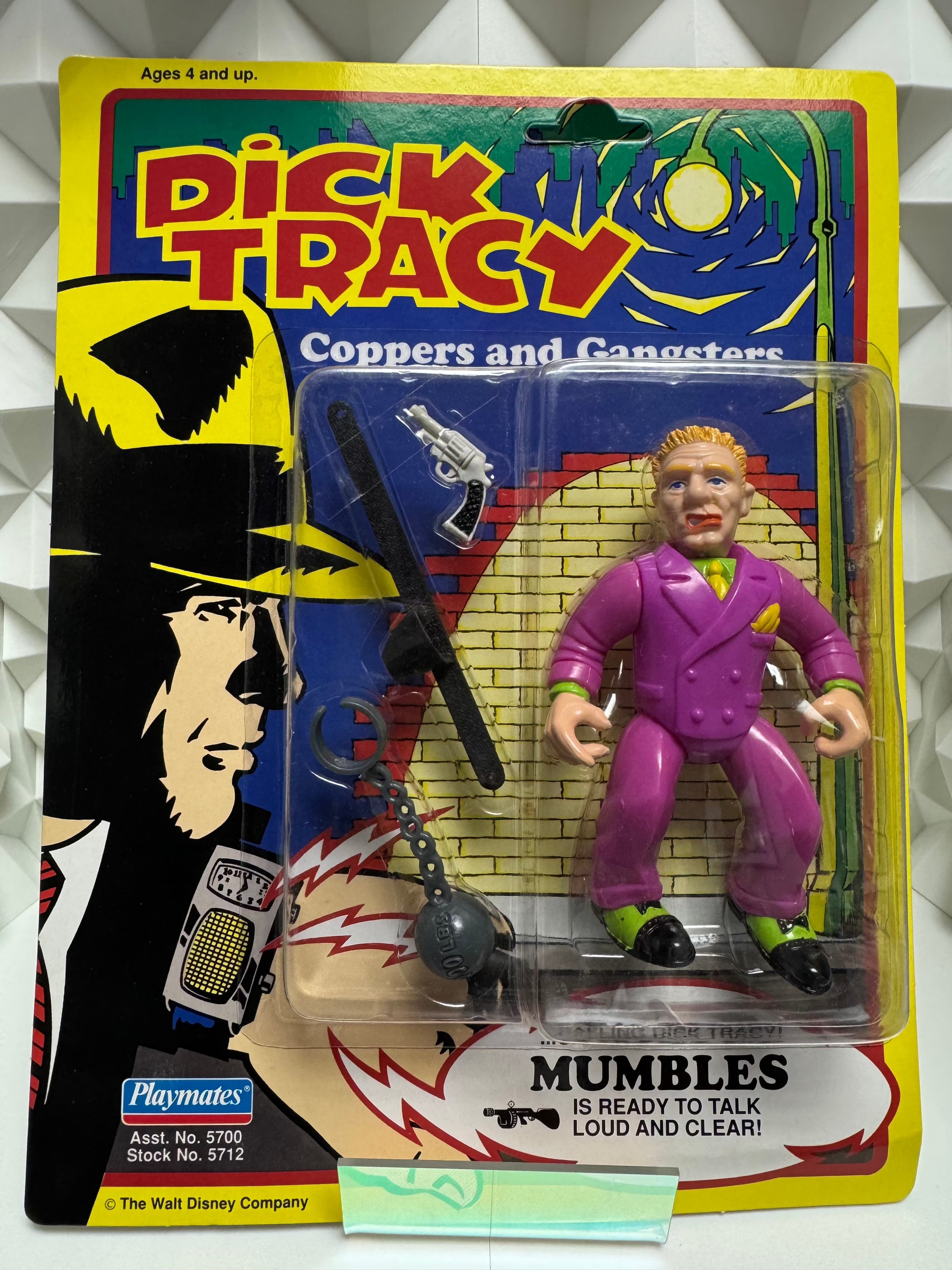 Playmates Dick Tracy action figure - Mumbles
