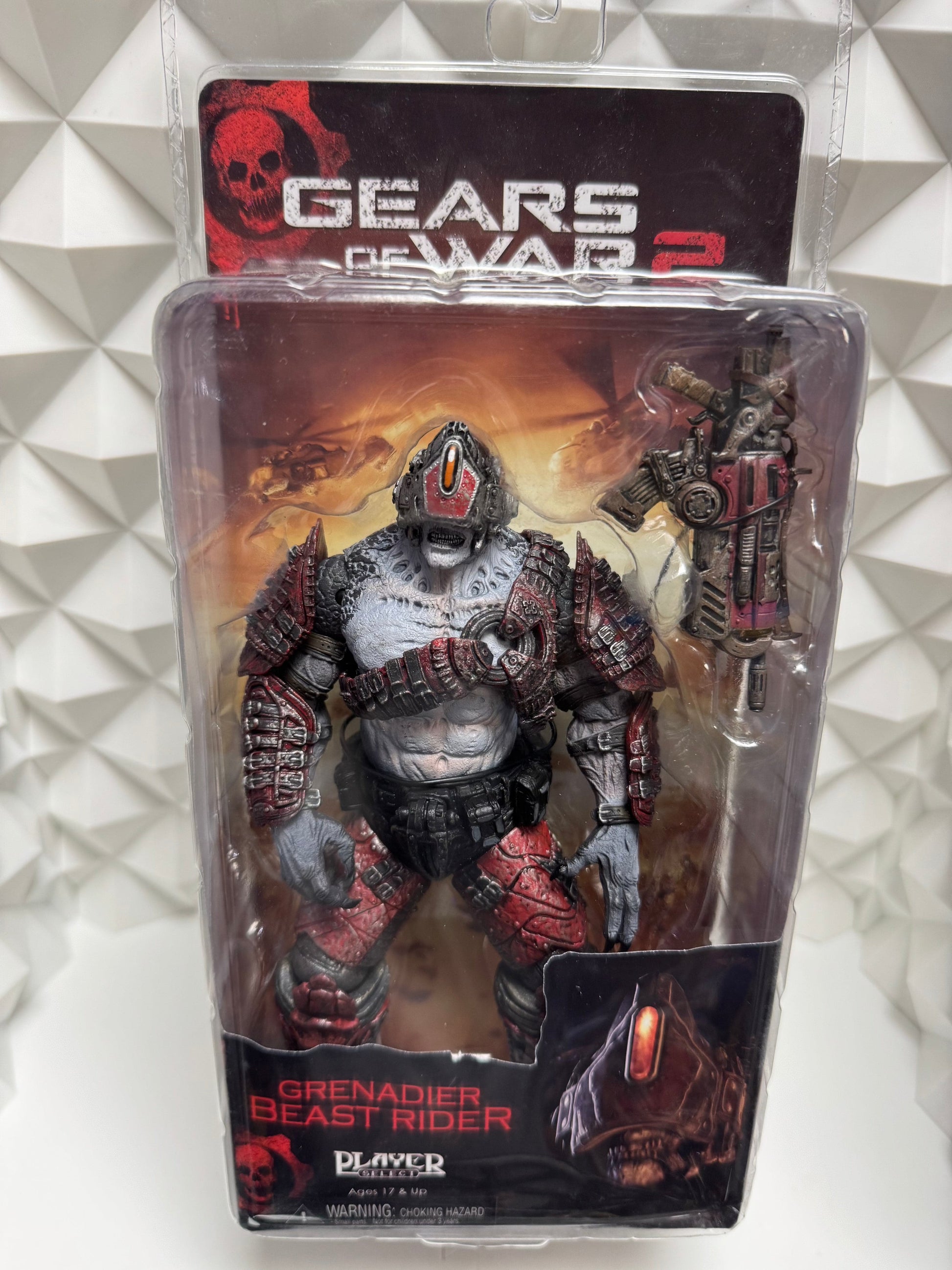 NECA Gears of War 2 Grenadier Lambent Figure – Player Select – NEW SEALED