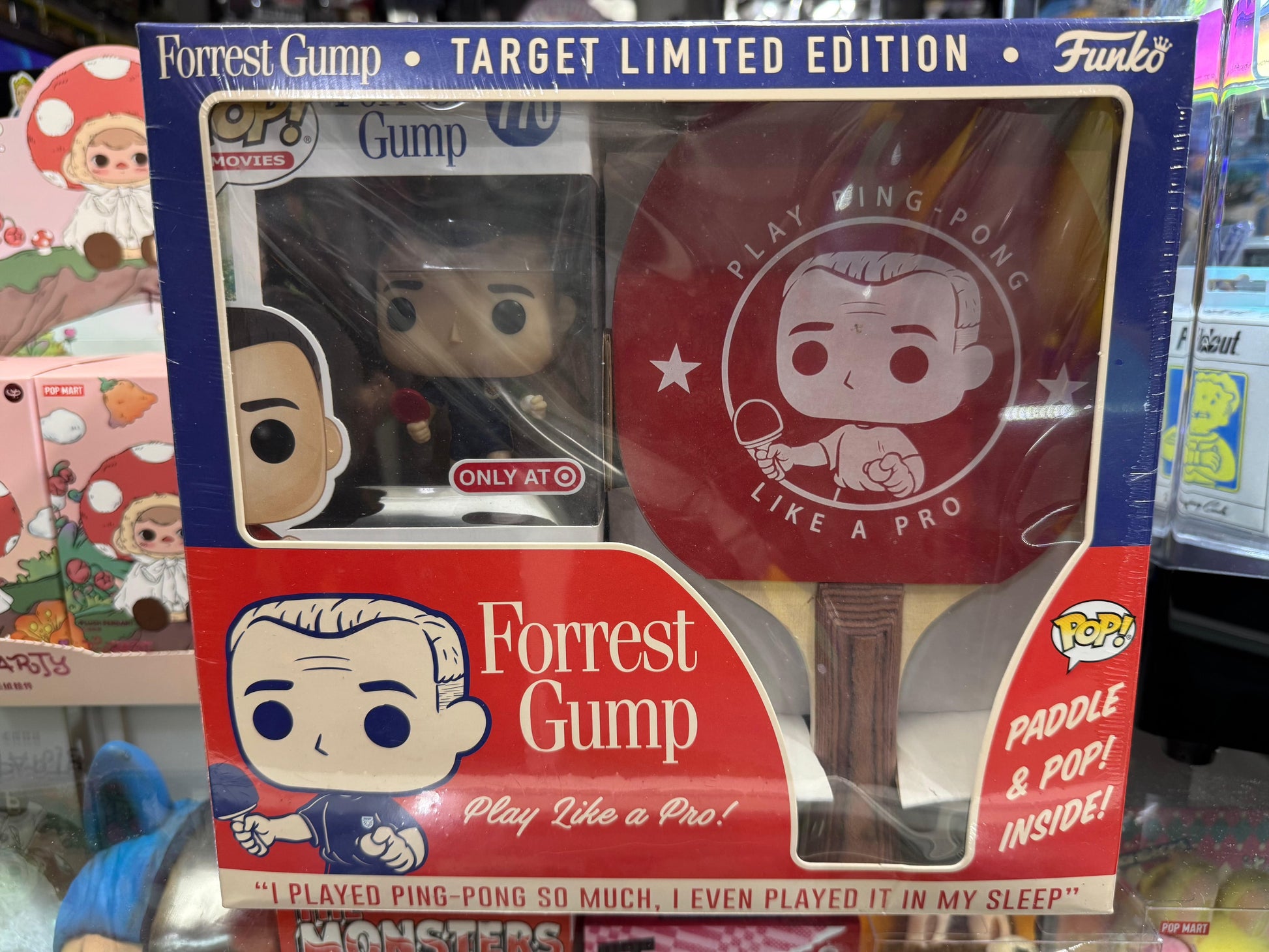Forrest Gump Collectors Box - Forrest Gump #770 Funko Pop! Vinyl and Ping Pong Paddle