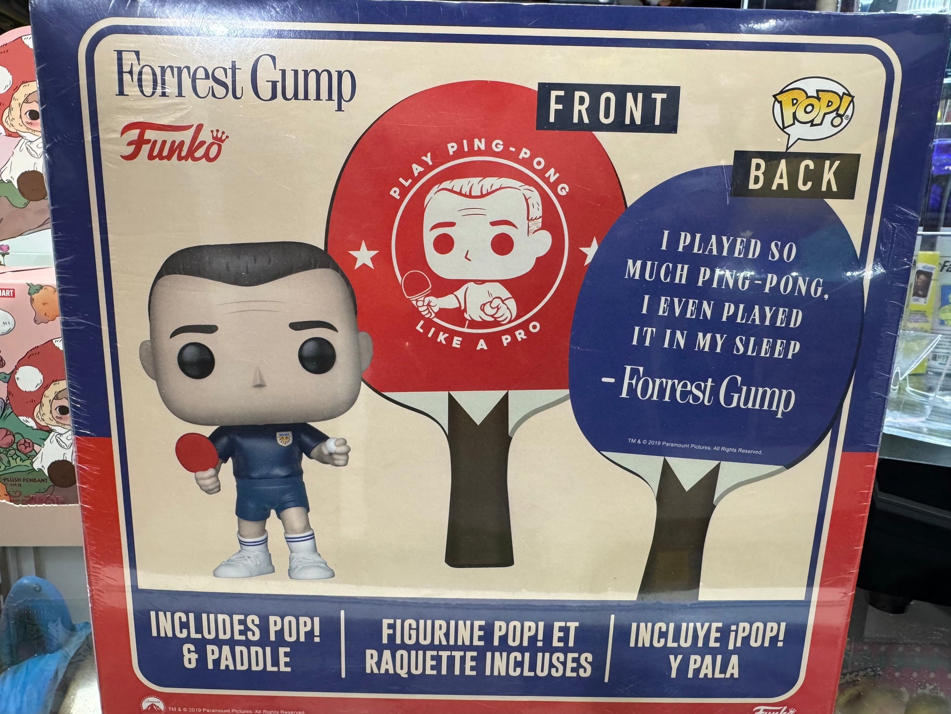 Forrest Gump Collectors Box - Forrest Gump #770 Funko Pop! Vinyl and Ping Pong Paddle
