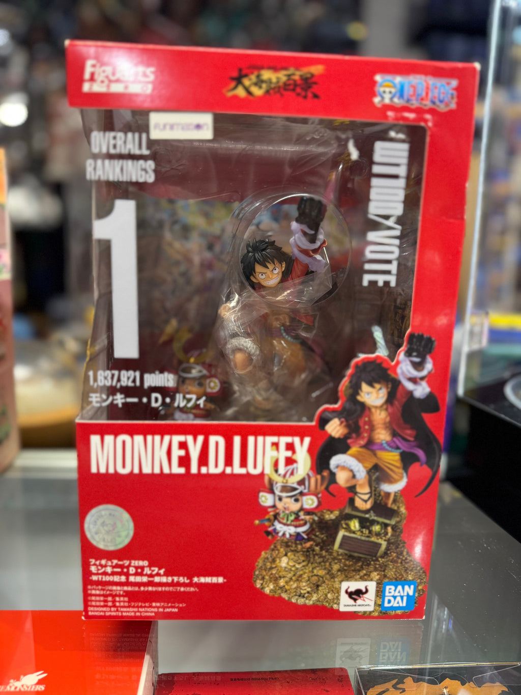 Figuarts Zero One Piece Monkey D. Luffy WT 100 Action figure