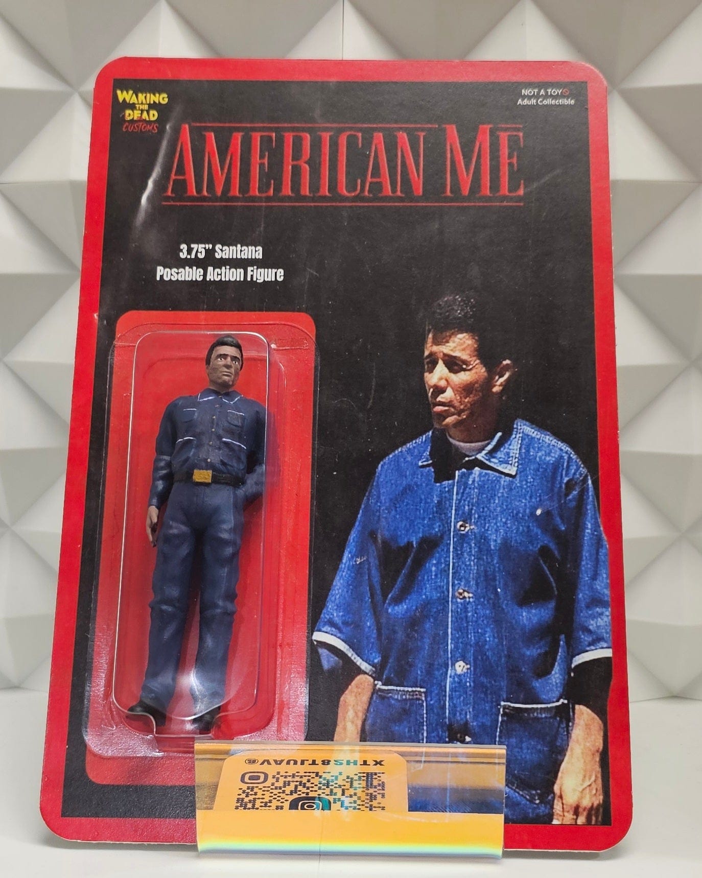 American Me - Santana 3.75" Posable Action Figure by Waking Dead Customs - Vault 82
