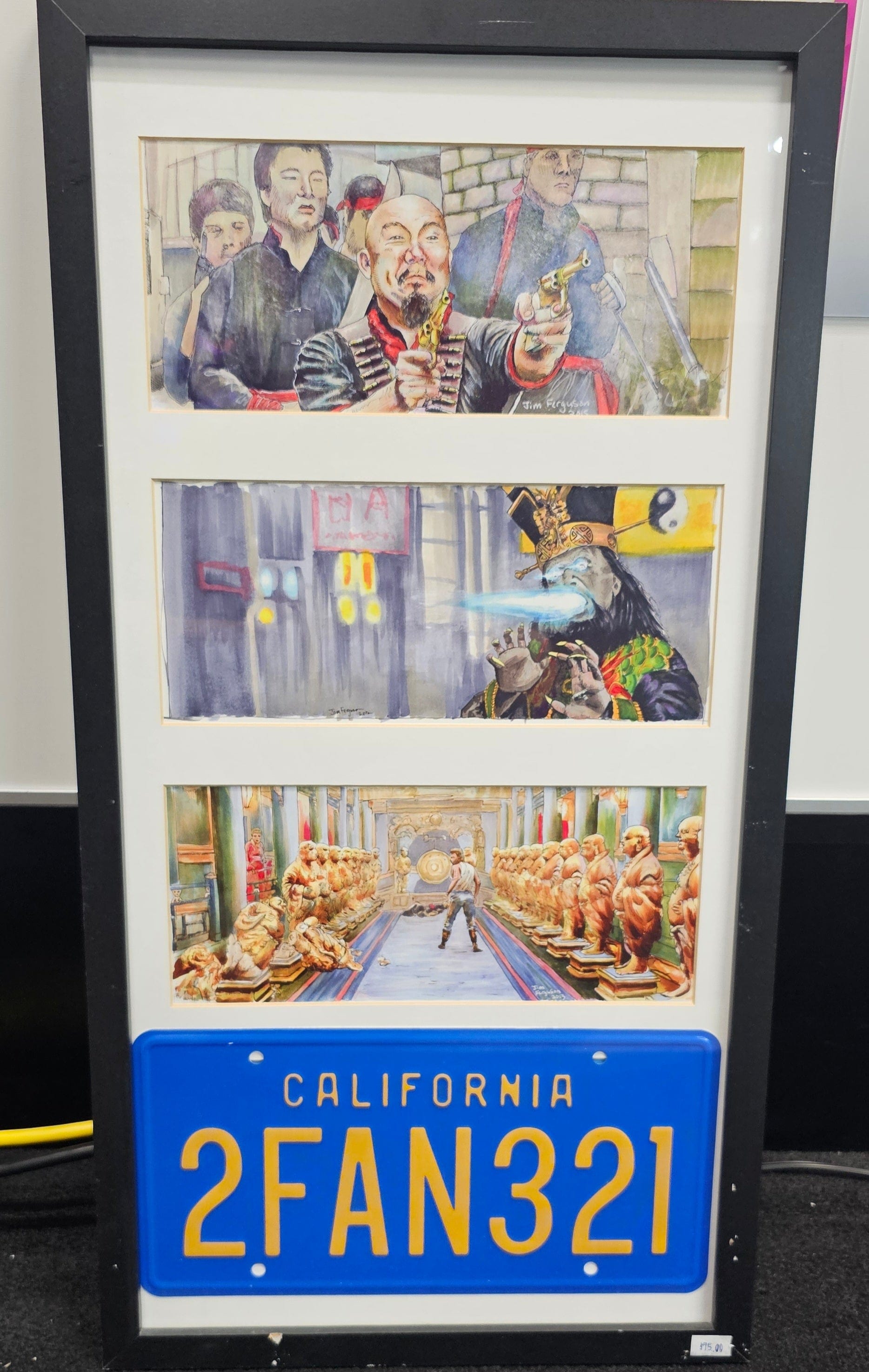 Big Trouble in Little China Multi - Panel Art with Fan Plate - Vault 82