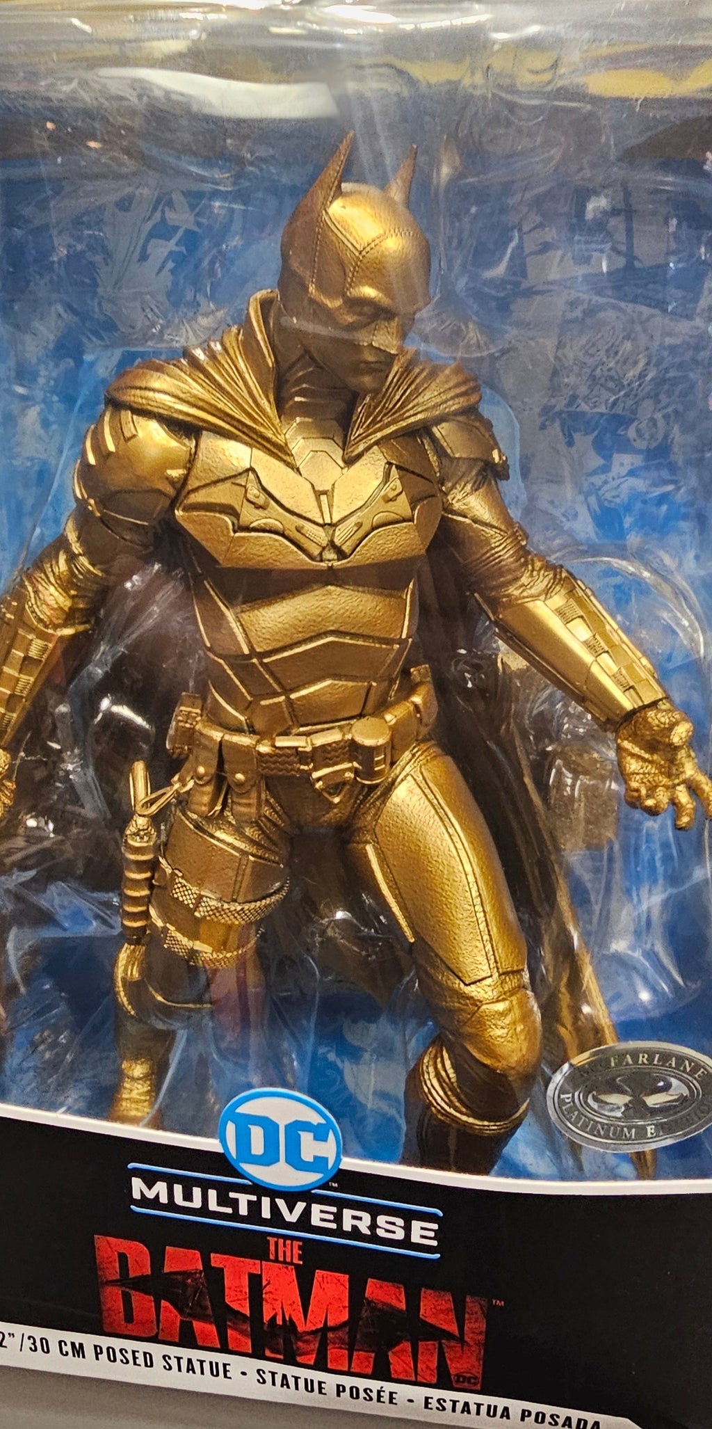 DC Multiverse: The Batman - Gold Label 12" Posed Statue - Vault 82