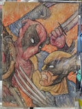 Deadpool vs. Wolverine Dynamic Duo Art Print - Vault 82