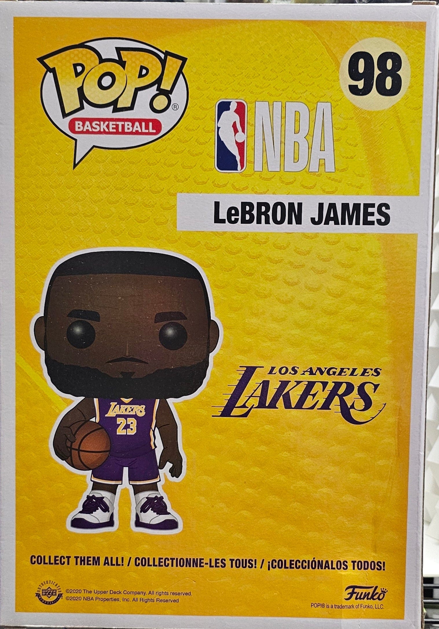 Funko Pop! Basketball: LeBron James (Los Angeles Lakers) 98 - Vault 82