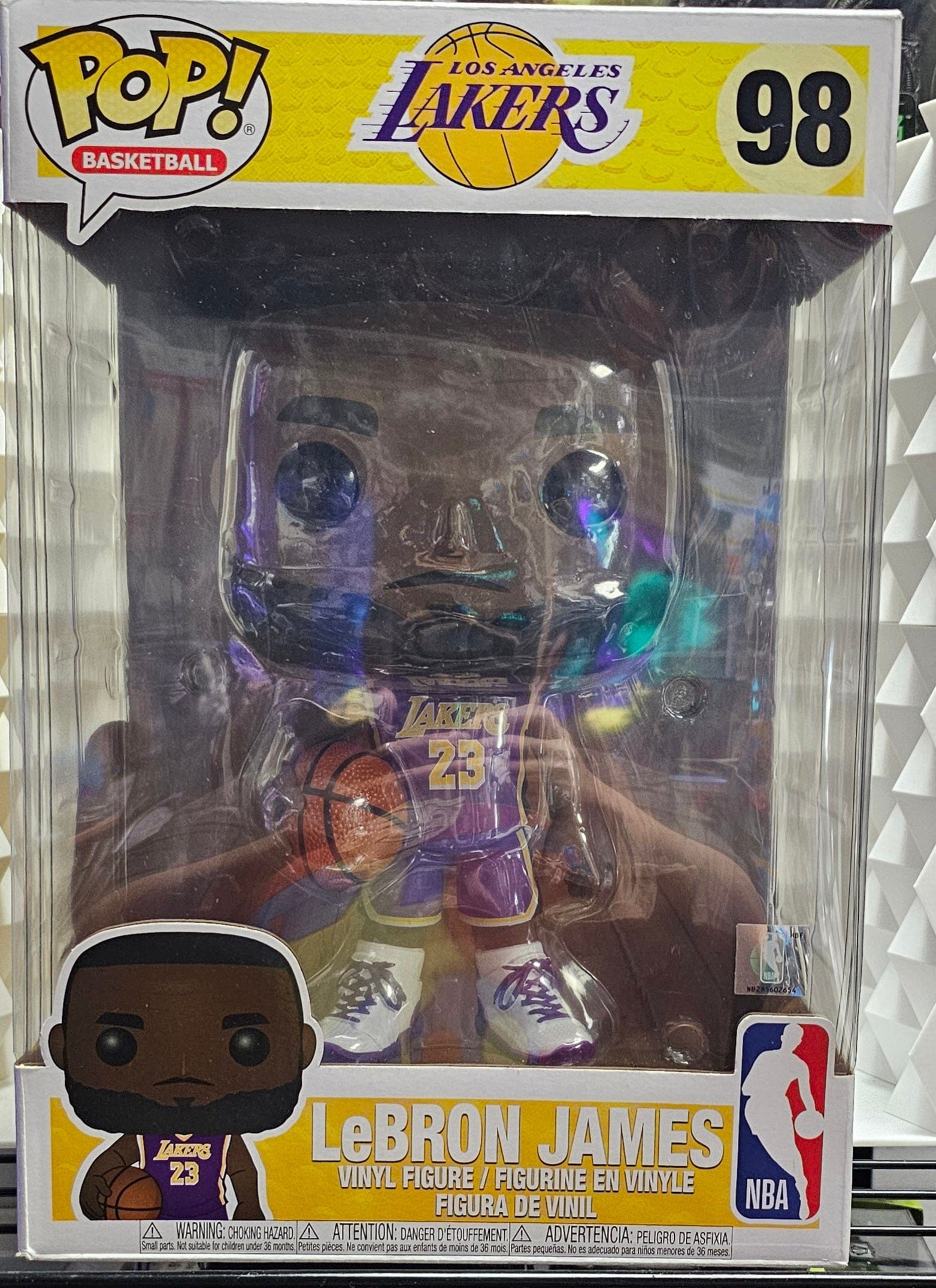 Funko Pop! Basketball: LeBron James (Los Angeles Lakers) 98 - Vault 82