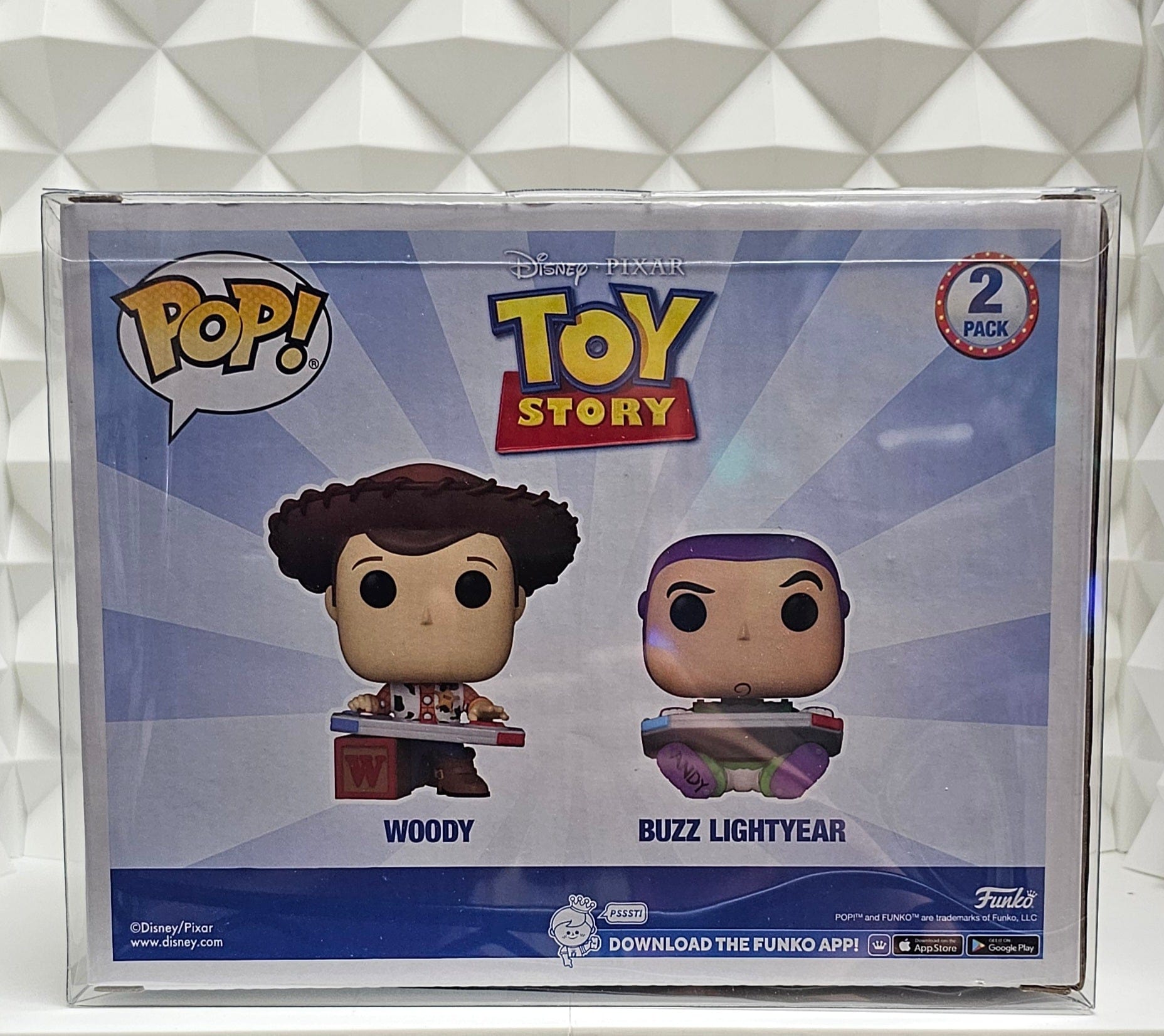 Funko Pop! Disney Pixar Toy Story - Woody & Buzz Lightyear 2 - Pack (2024 Entertainment Expo Limited Edition) Vinyl Figures - Vault 82