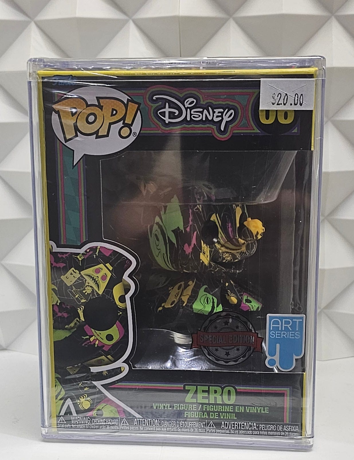 Funko Pop! Disney The Nightmare Before Christmas Art Series: Zero (Special Edition) Vinyl Figure 06 - Vault 82