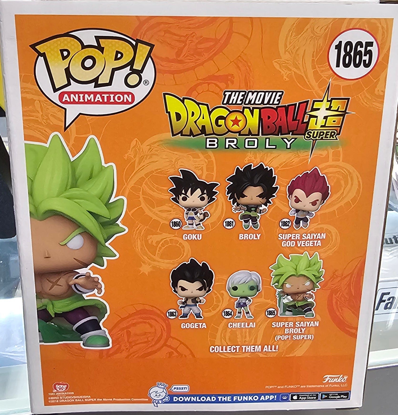 Funko Pop! Dragon Ball Super: Broly - Super Saiyan Broly 1865 - Vault 82