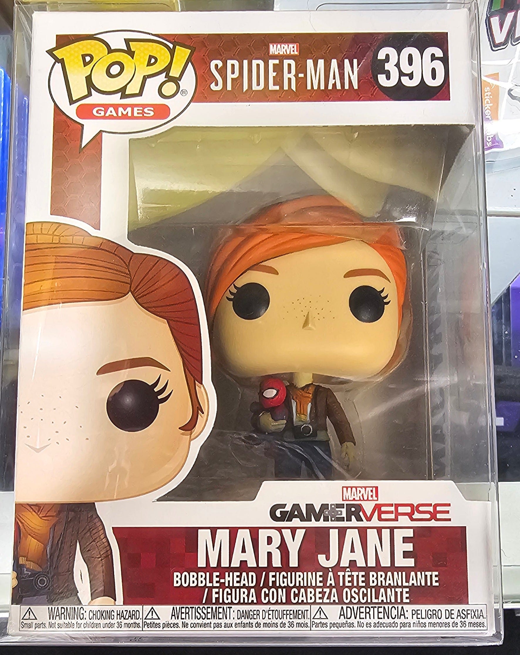 Funko Pop! Games: Mary Jane 396 - Marvel's Spider - Man (Gamerverse) - Vault 82