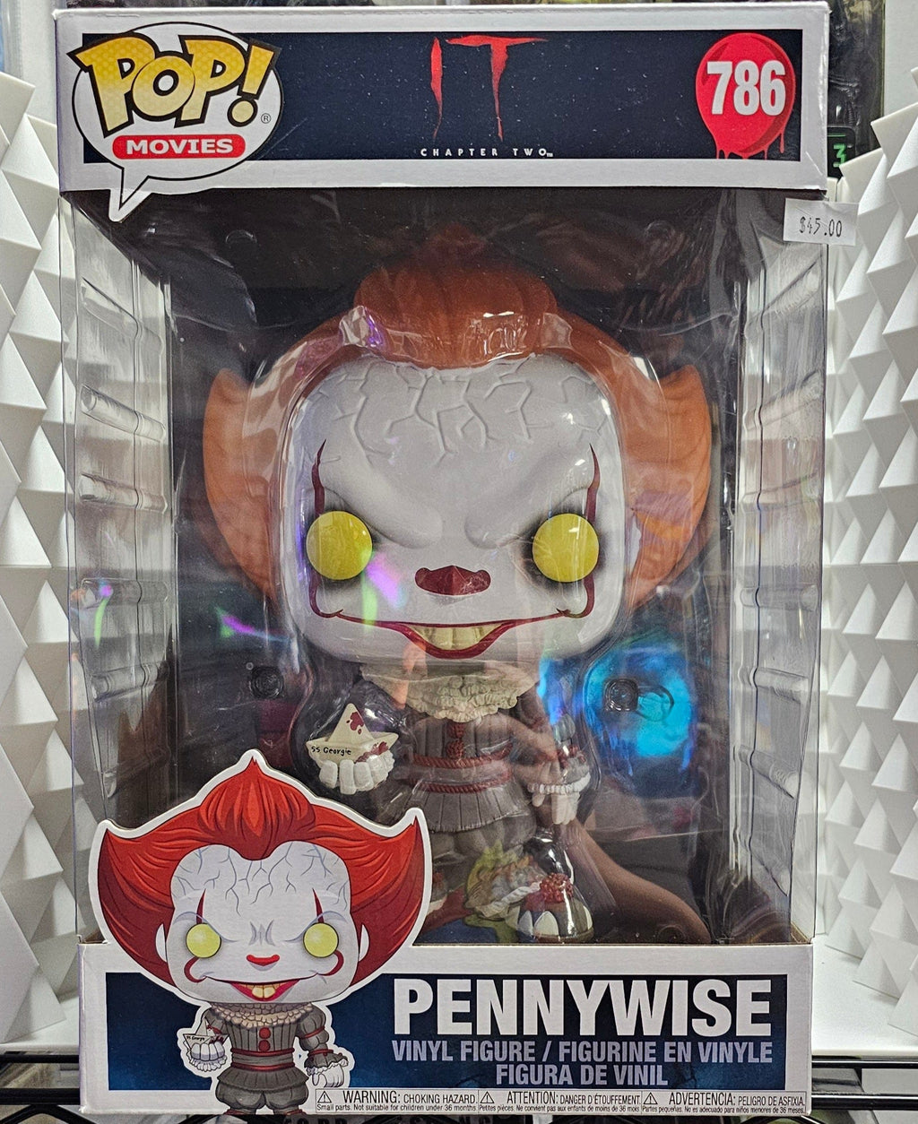 Funko Pop! Movies: IT Chapter Two - Pennywise Vinyl Figure 786 - Vault 82