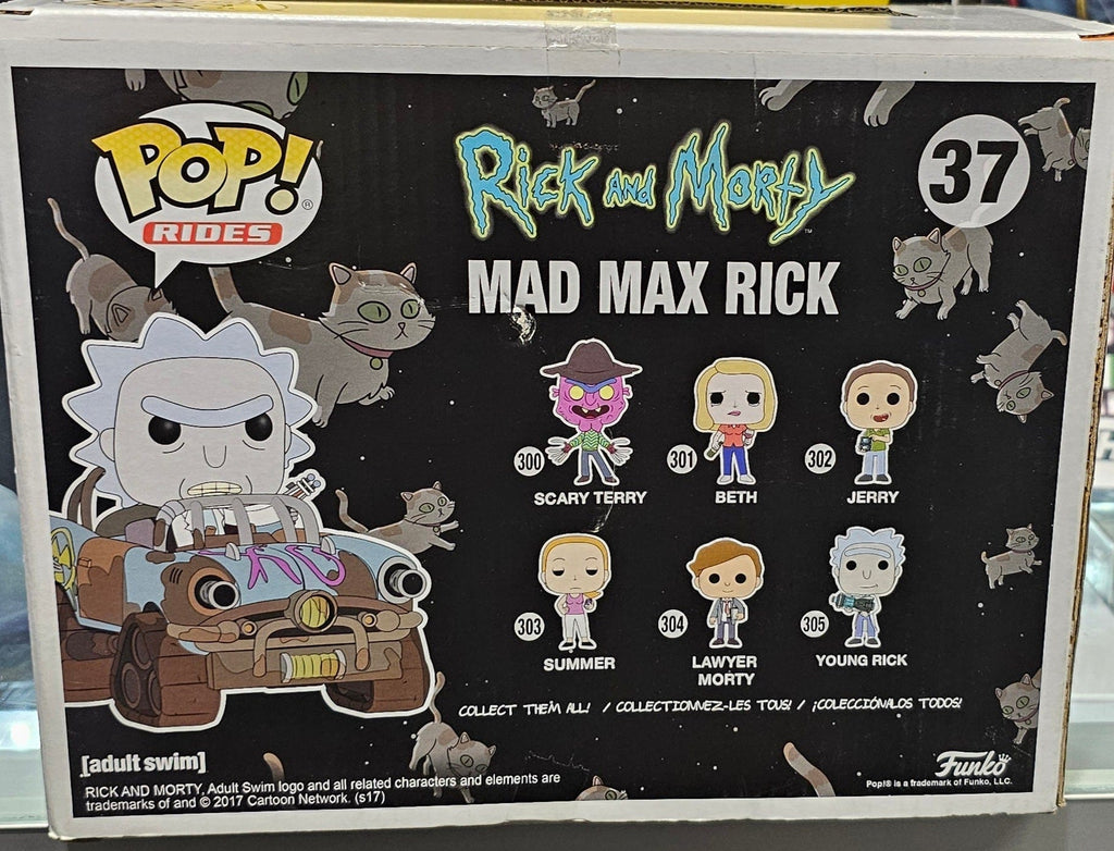 Funko Pop! Rides: Rick and Morty - Mad Max Rick 37 - Vault 82