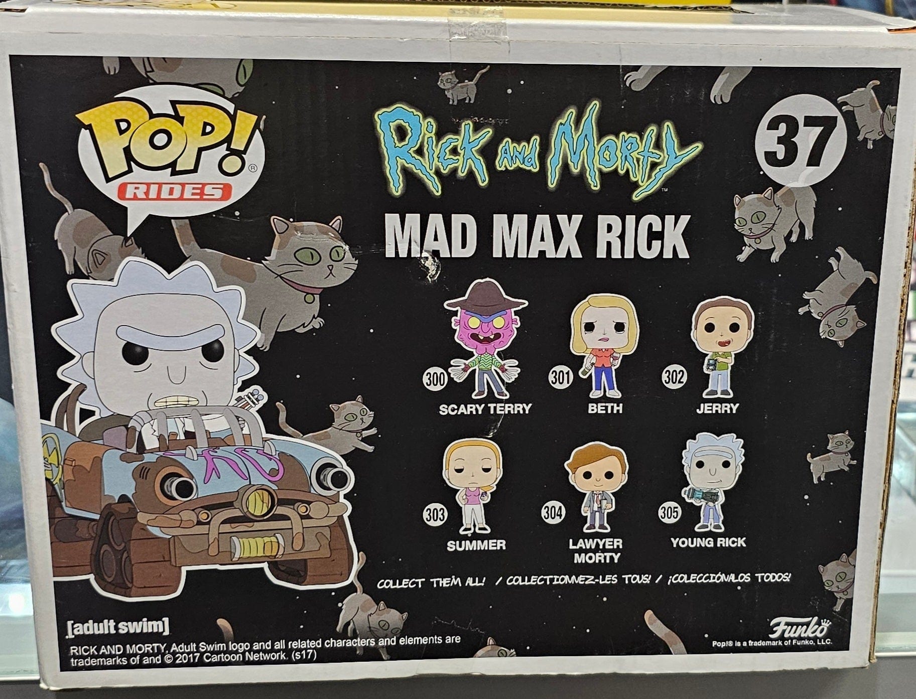 Funko Pop! Rides: Rick and Morty - Mad Max Rick 37 - Vault 82