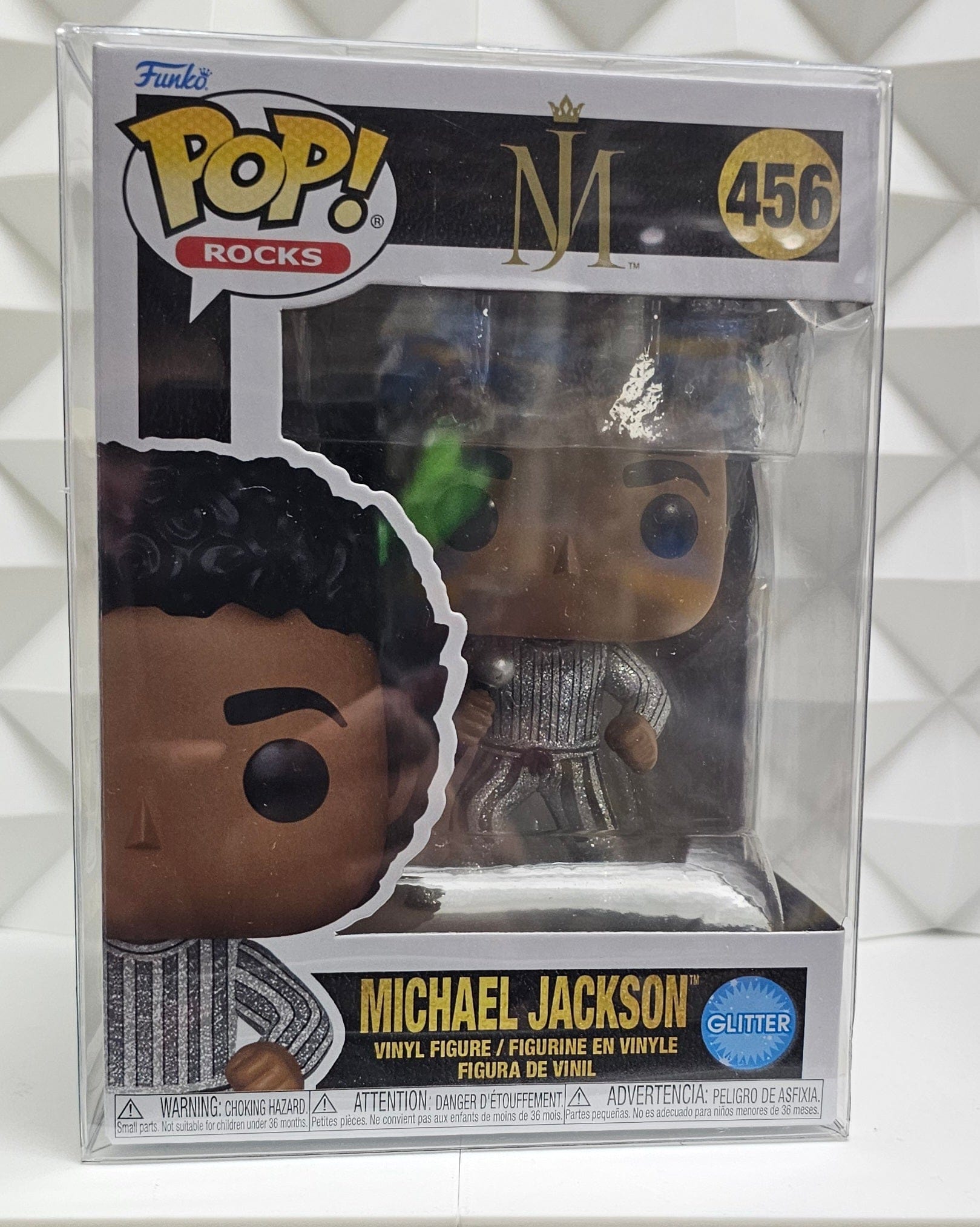 Funko Pop! Rocks: Michael Jackson (Glitter) Vinyl Figure 456 - Vault 82