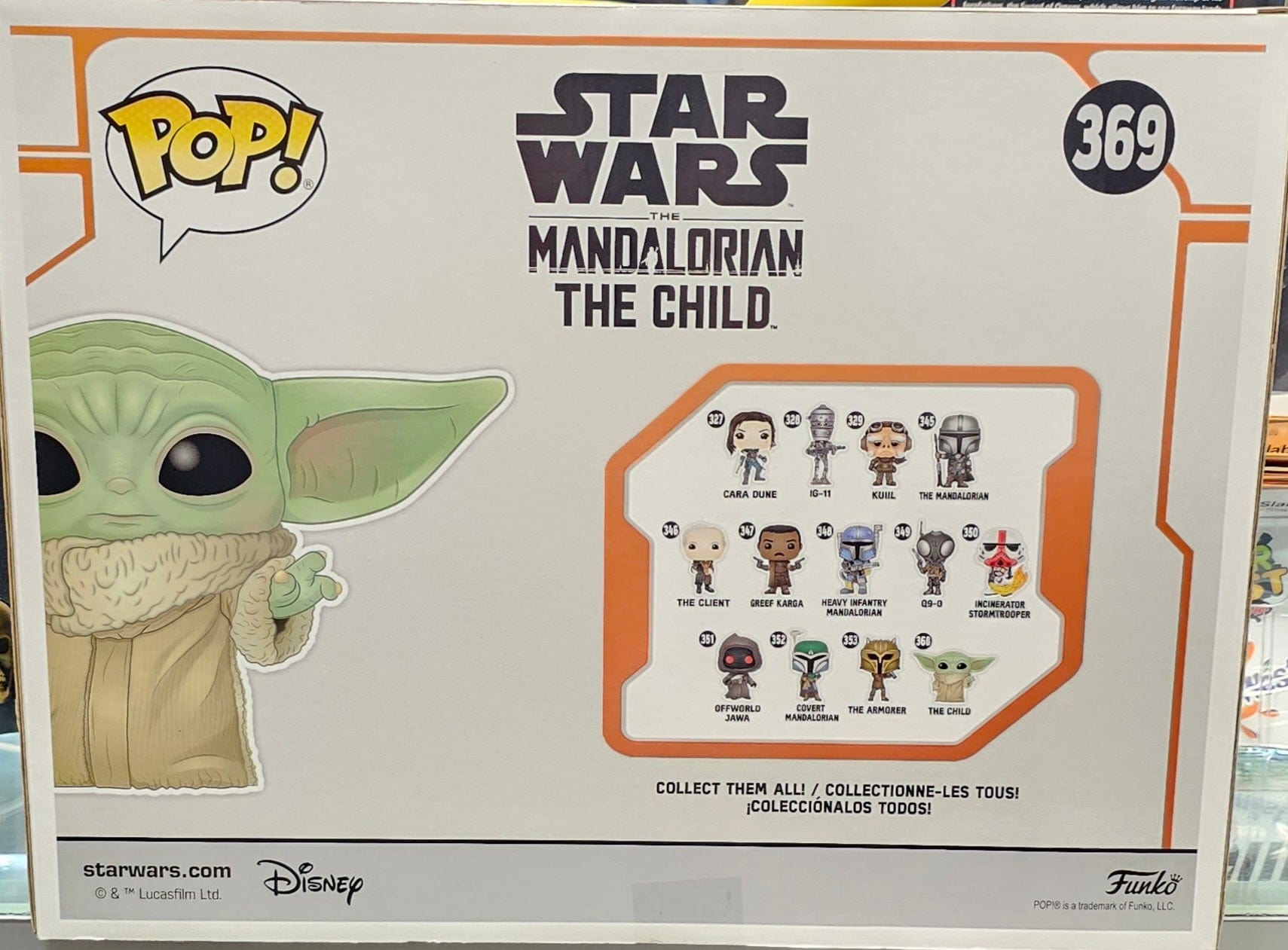 Funko Pop! Star Wars: The Mandalorian - The Child (Grogu/Baby Yoda) 369 - Vault 82