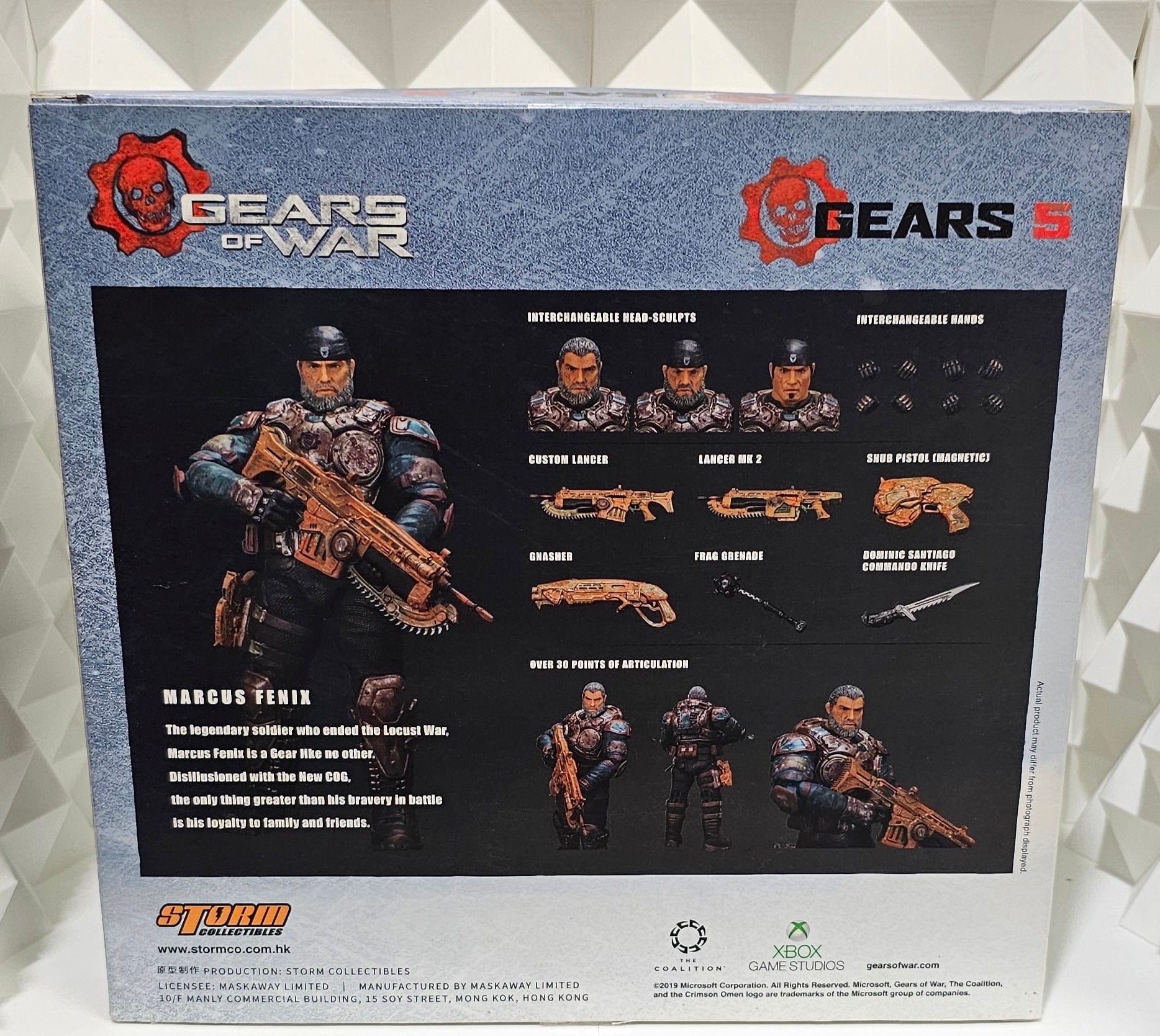 Gears of War - Storm Collectibles Gears 5 Marcus Fenix (Vintage Armor) GameStop Exclusive Action Figure - Vault 82