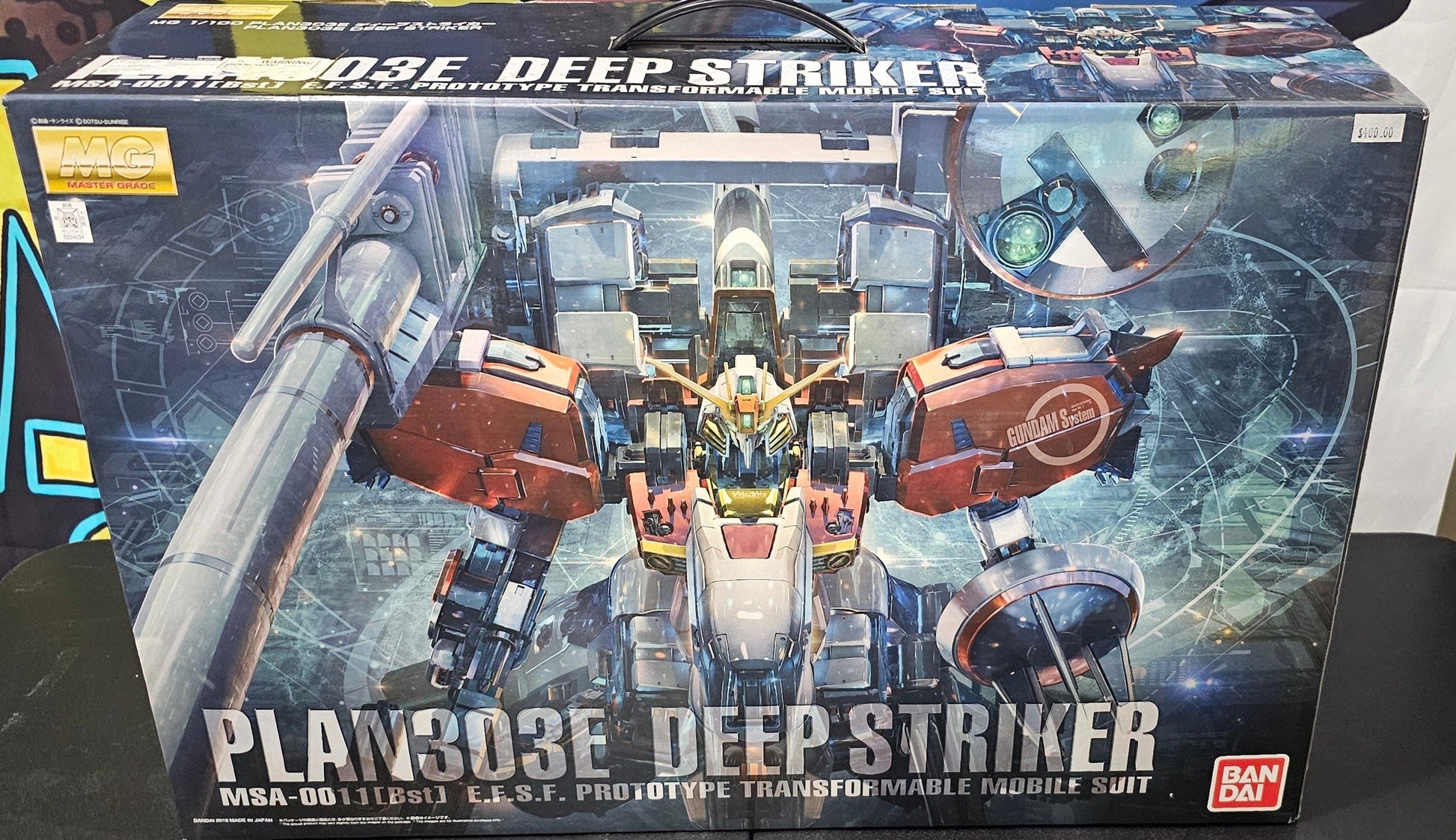 Gundam MG MSA - 0011[Bst] Plan 303E Deep Striker 1/100 Scale Model Kit - Vault 82