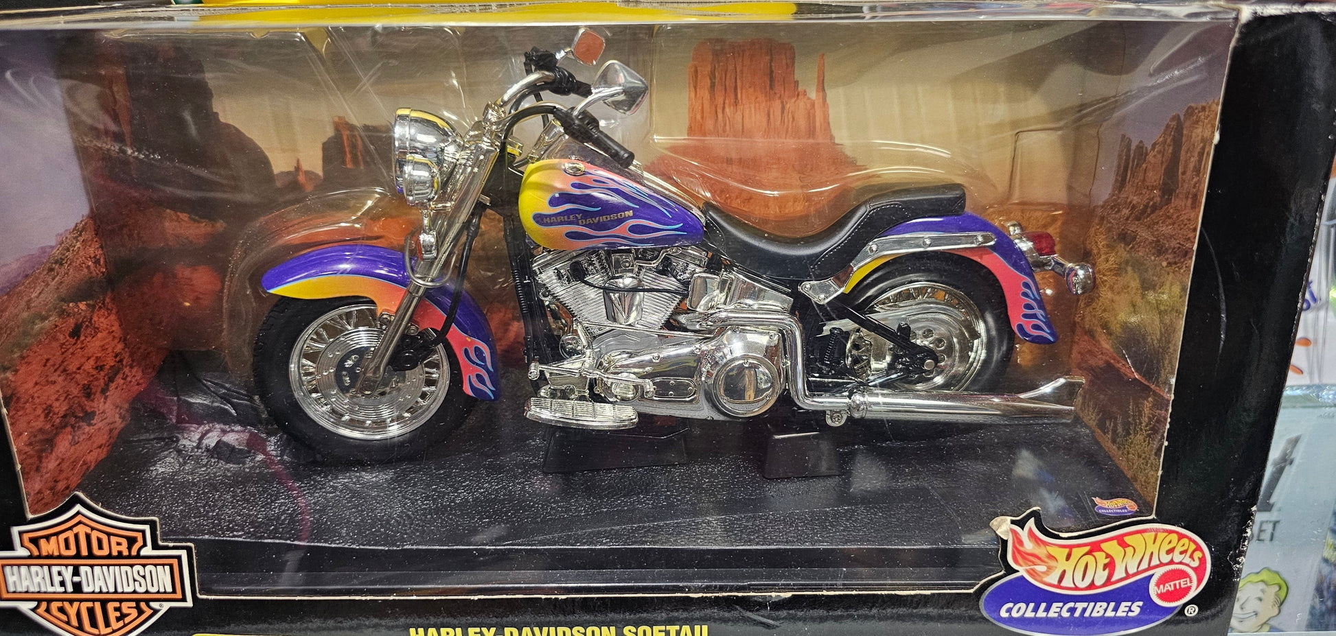 Hot Wheels Collectibles: Harley - Davidson Softail Die - Cast Motorcycle - Vault 82