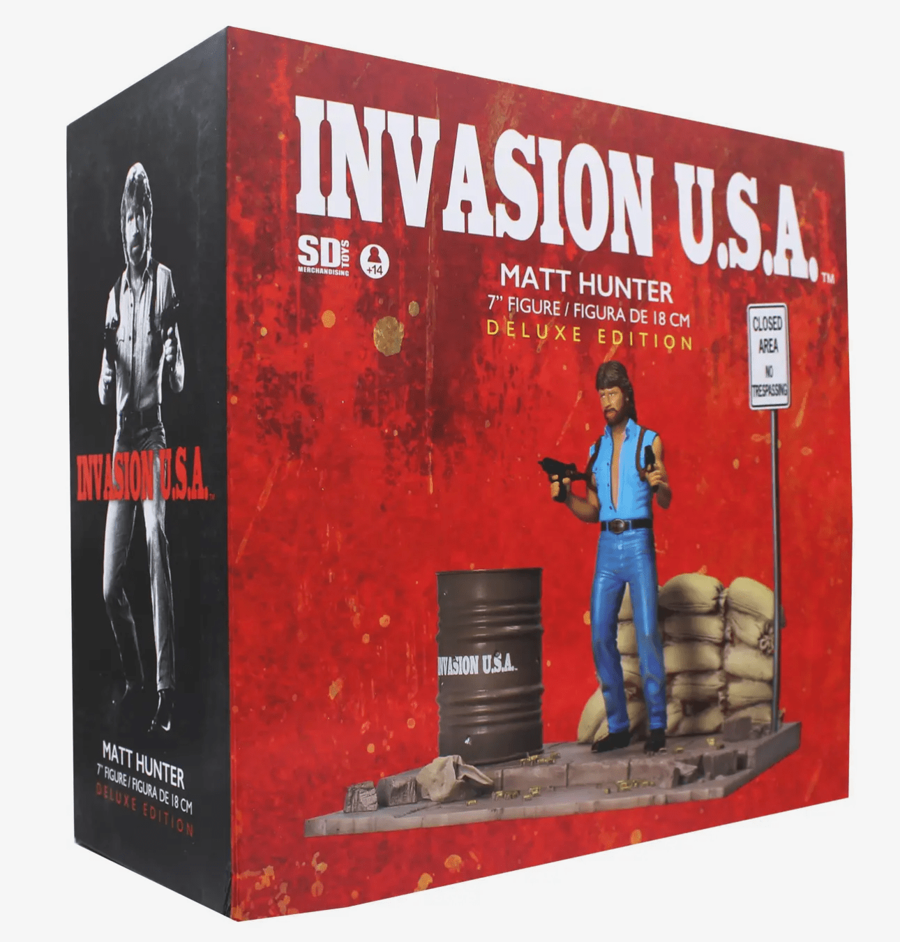Invasion U.S.A. – Matt Hunter 7" Deluxe Diorama Figure (SD Toys) - Vault 82