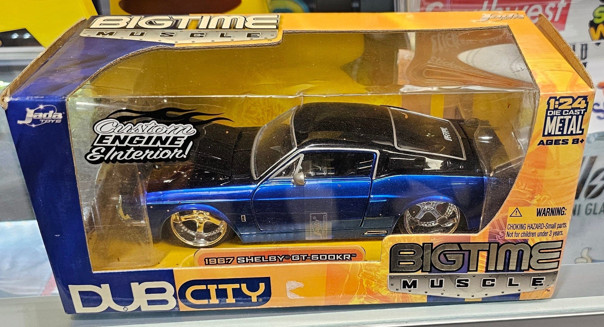 Jada Toys 1967 Shelby GT - 500KR Die - Cast Car - Bigtime Muscle / Dub City - Vault 82