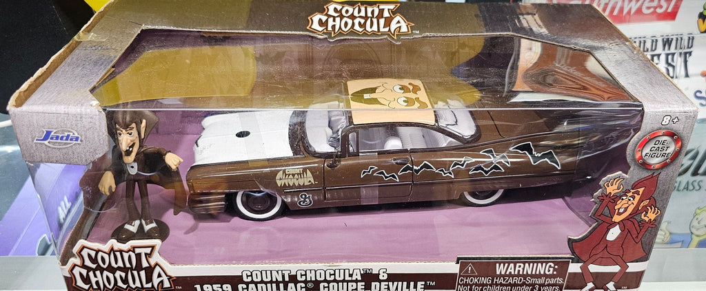 Jada Toys Count Chocula & 1959 Cadillac Coupe Deville Die - Cast Set - Vault 82