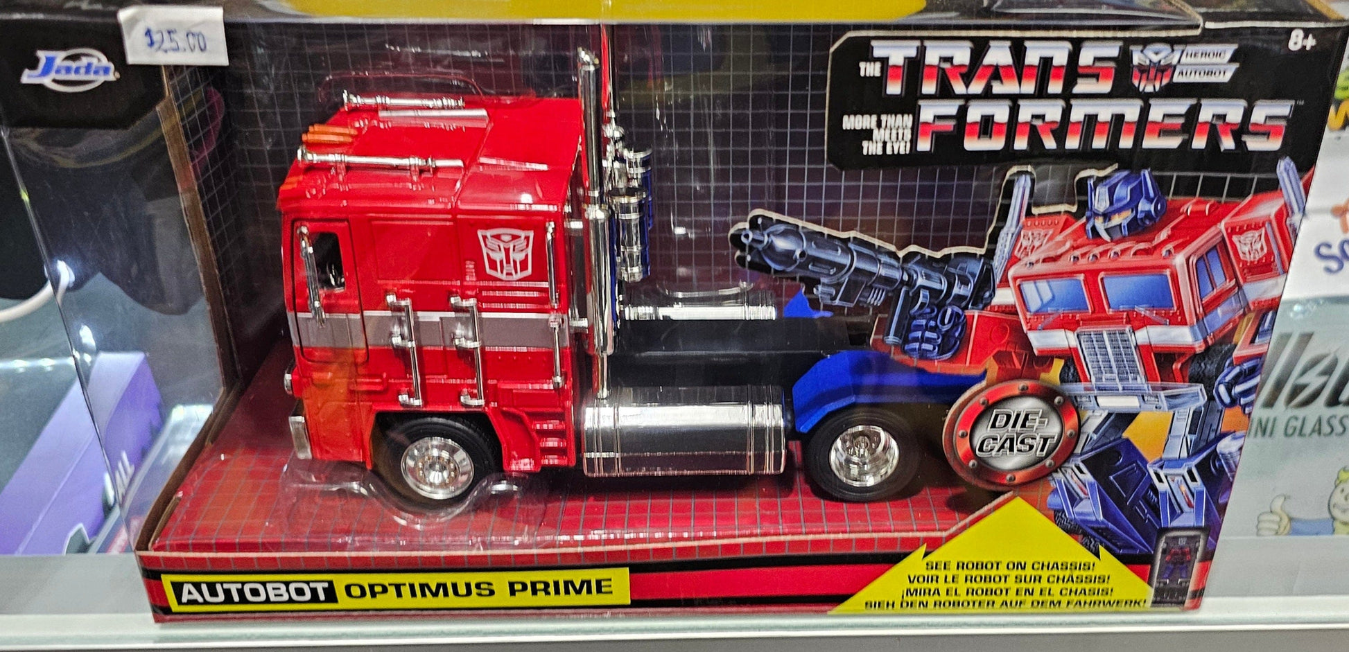 Jada Toys Transformers Optimus Prime Die - Cast Truck (Hollywood Rides) - Vault 82