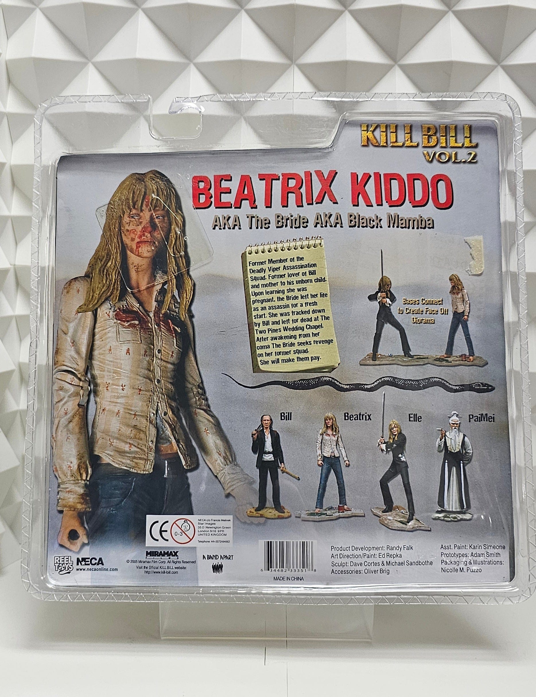 Kill Bill Vol. 2 - Beatrix Kiddo Action Figure (AKA The Bride, AKA Black Mamba) From NECA - Vault 82