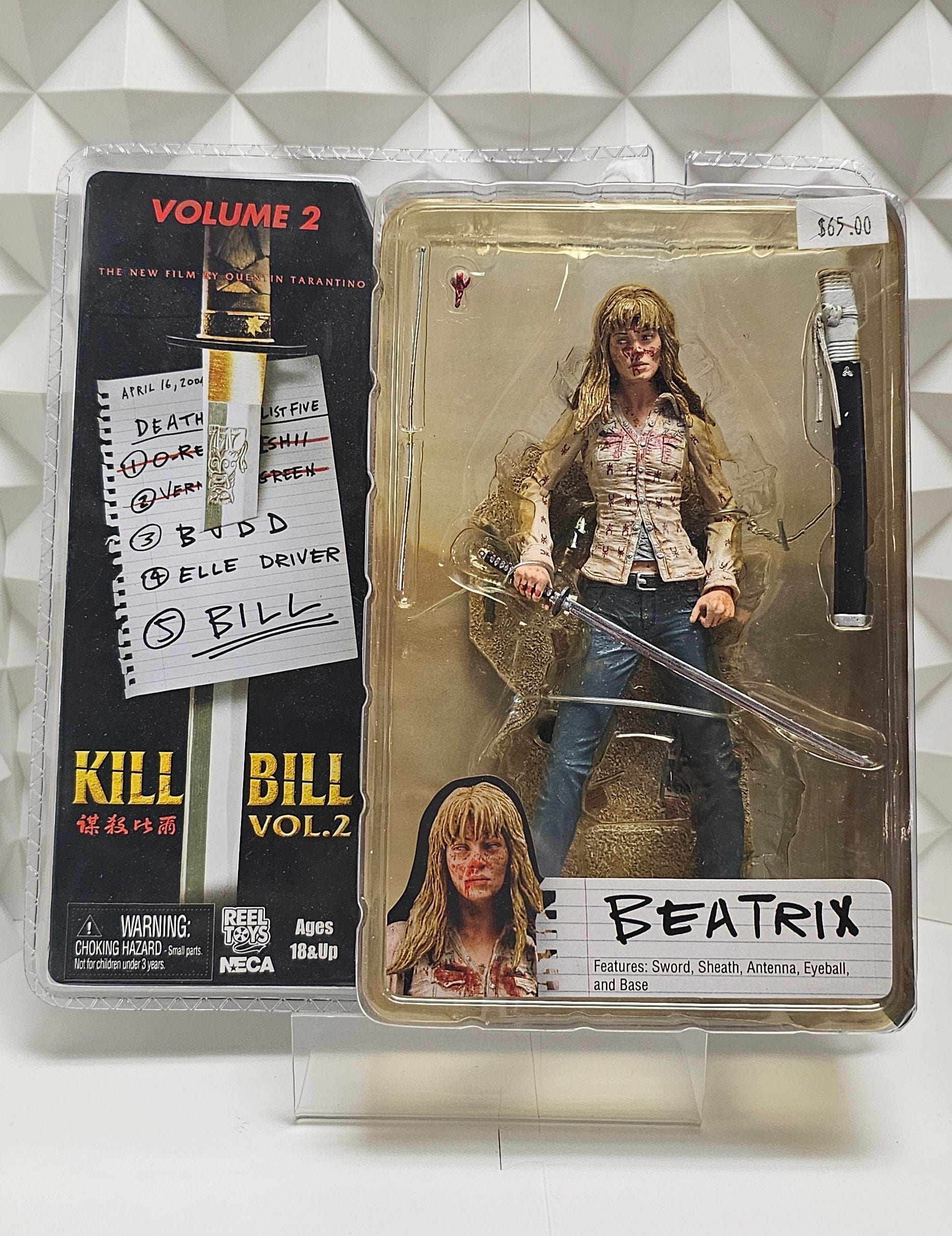 Kill Bill Vol. 2 - Beatrix Kiddo Action Figure (AKA The Bride, AKA Black Mamba) From NECA - Vault 82