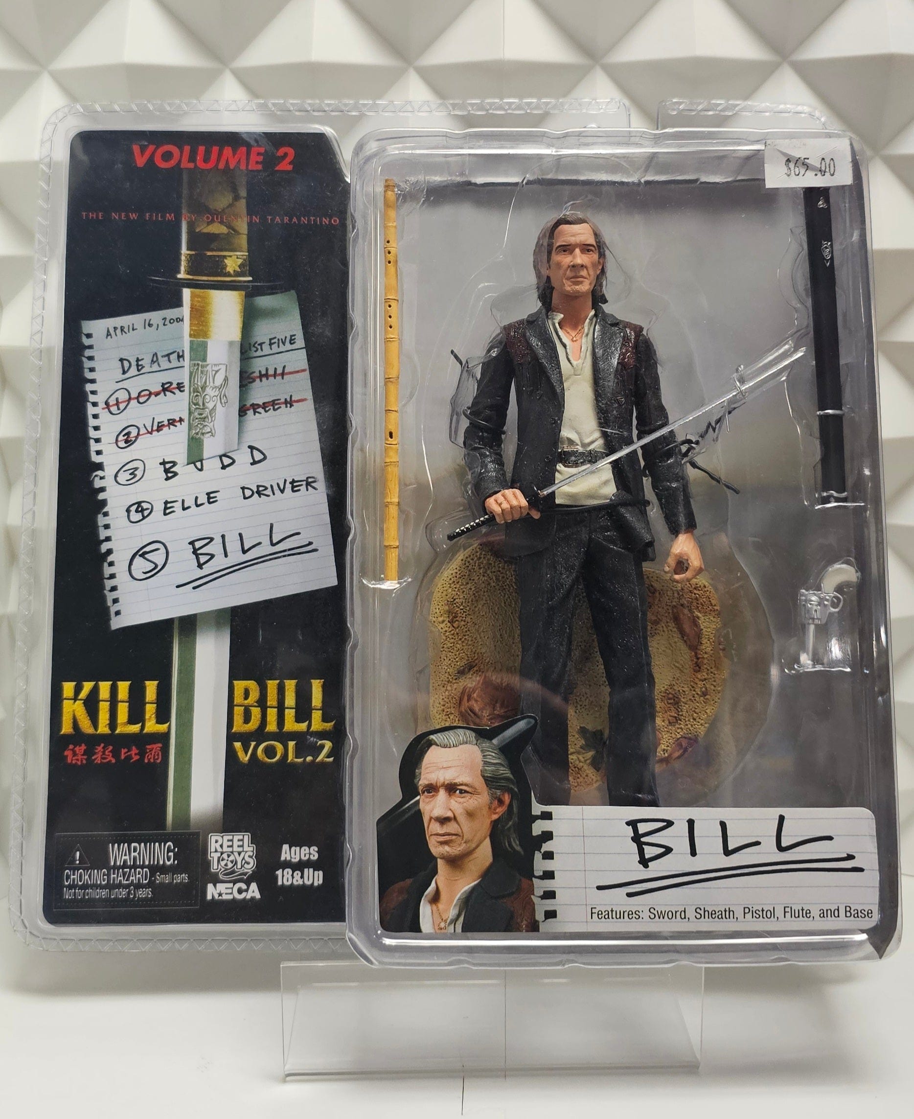 Kill Bill Vol. 2 - Bill Action Figure (AKA The Snake Charmer) From NECA - Vault 82