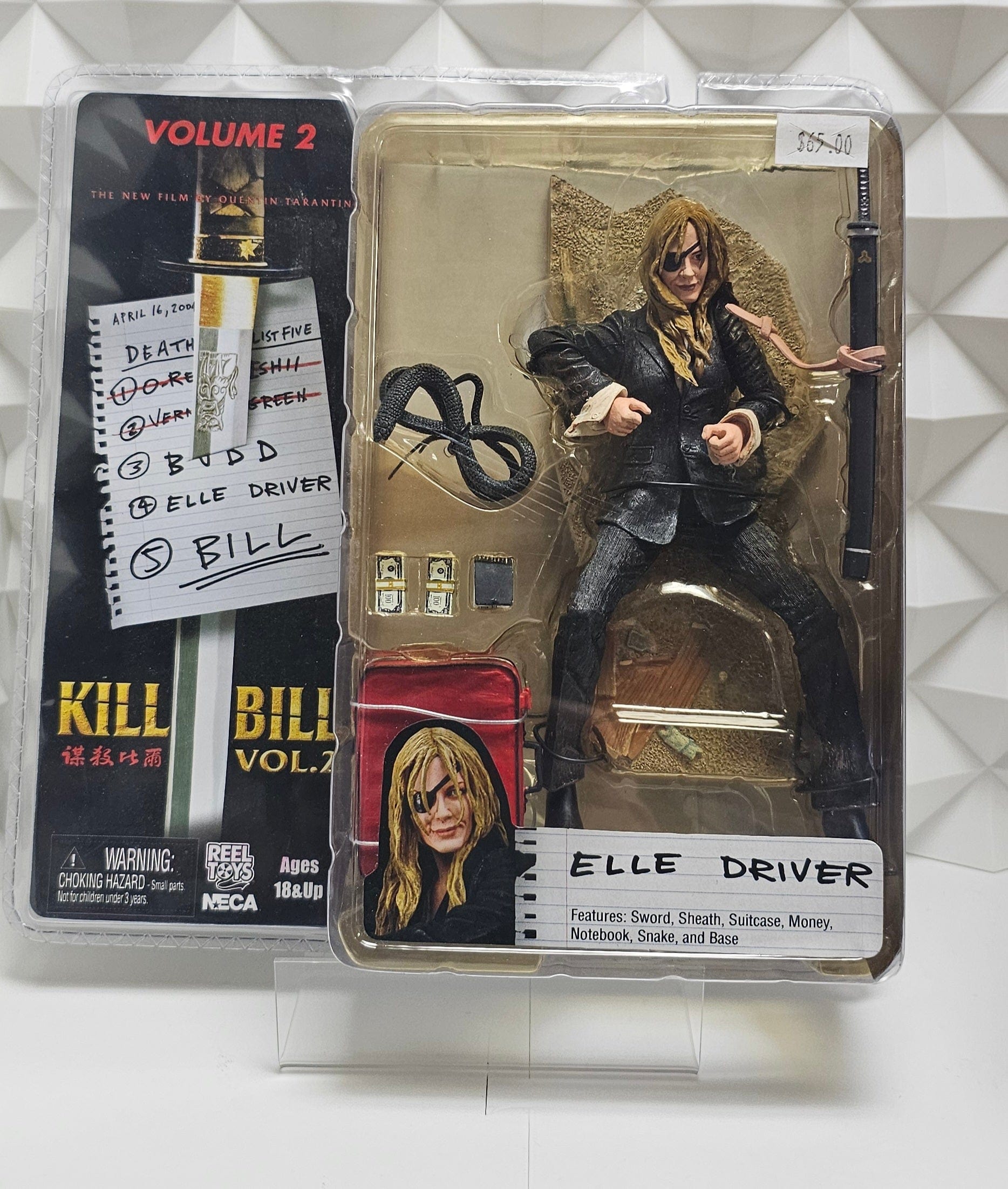 Kill Bill Vol. 2 - Elle Driver Action Figure (AKA California Mountain Snake) From NECA - Vault 82