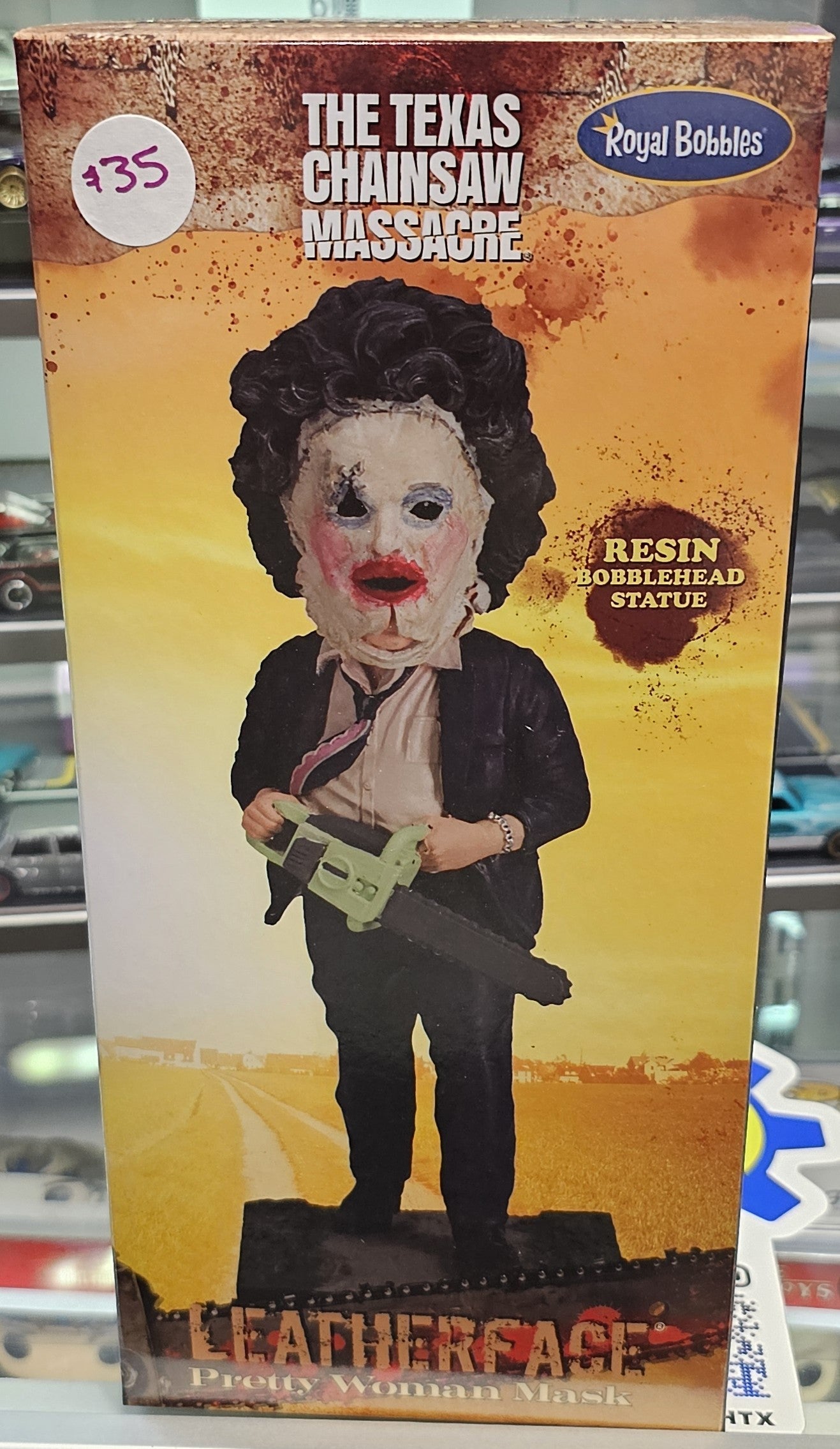 Leatherface - Pretty Woman Mask Bobblehead - Vault 82