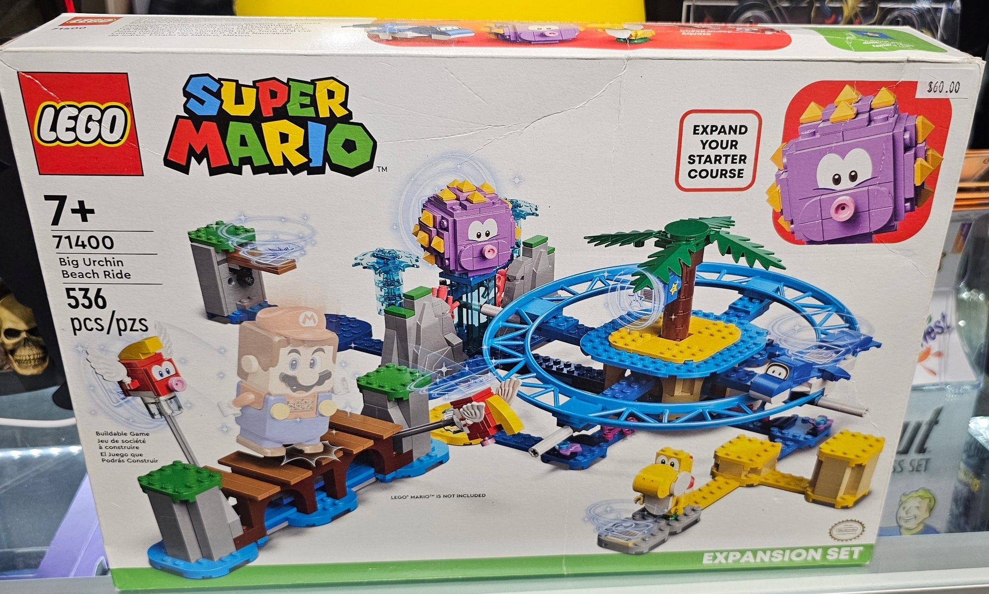 LEGO Super Mario: Big Urchin Beach Ride Expansion Set (71400) - Vault 82