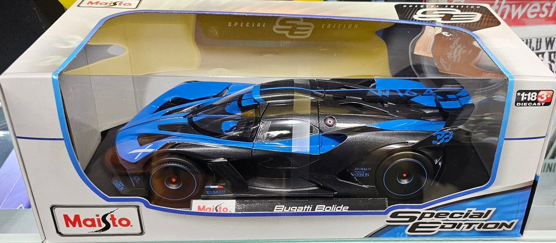 Maisto Special Edition 1:18 Bugatti Bolide Die - Cast Model - Vault 82