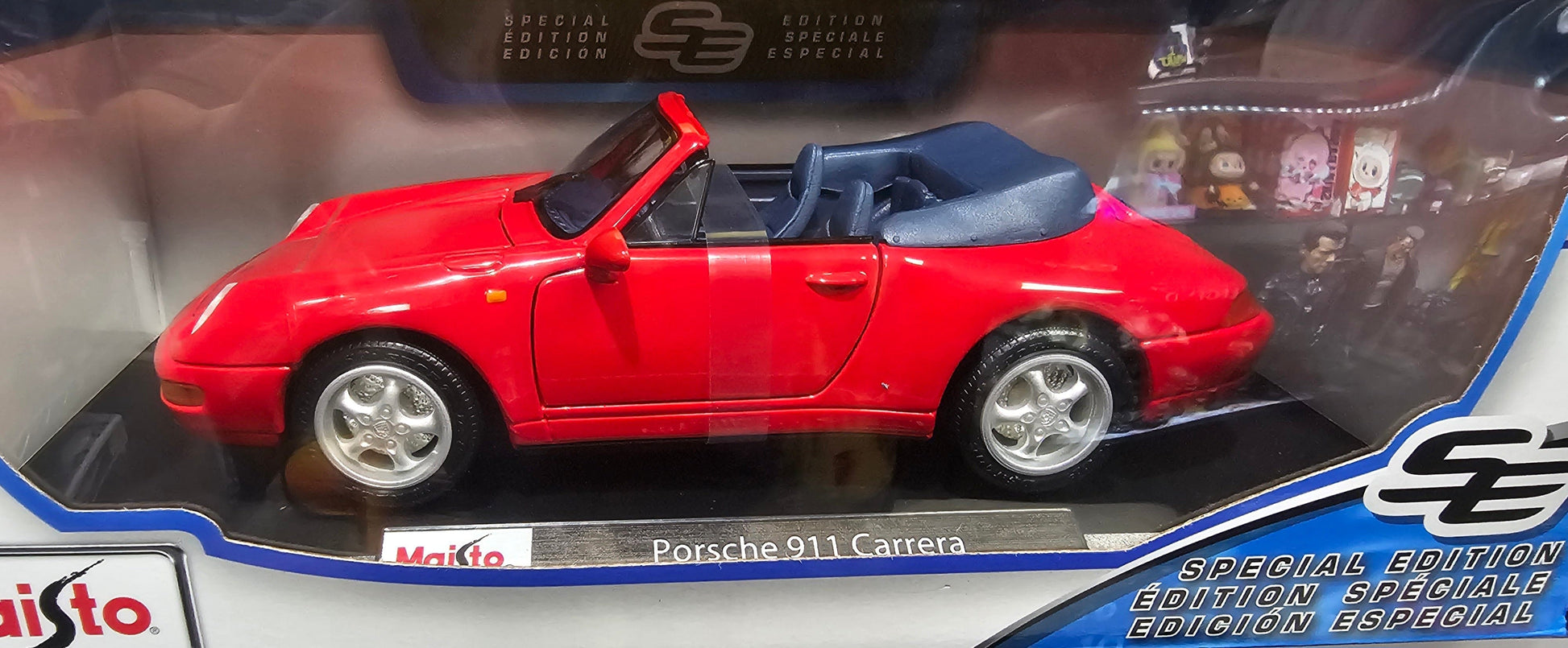 Maisto Special Edition 1:18 Porsche 911 Carrera Convertible Die - Cast Model - Vault 82