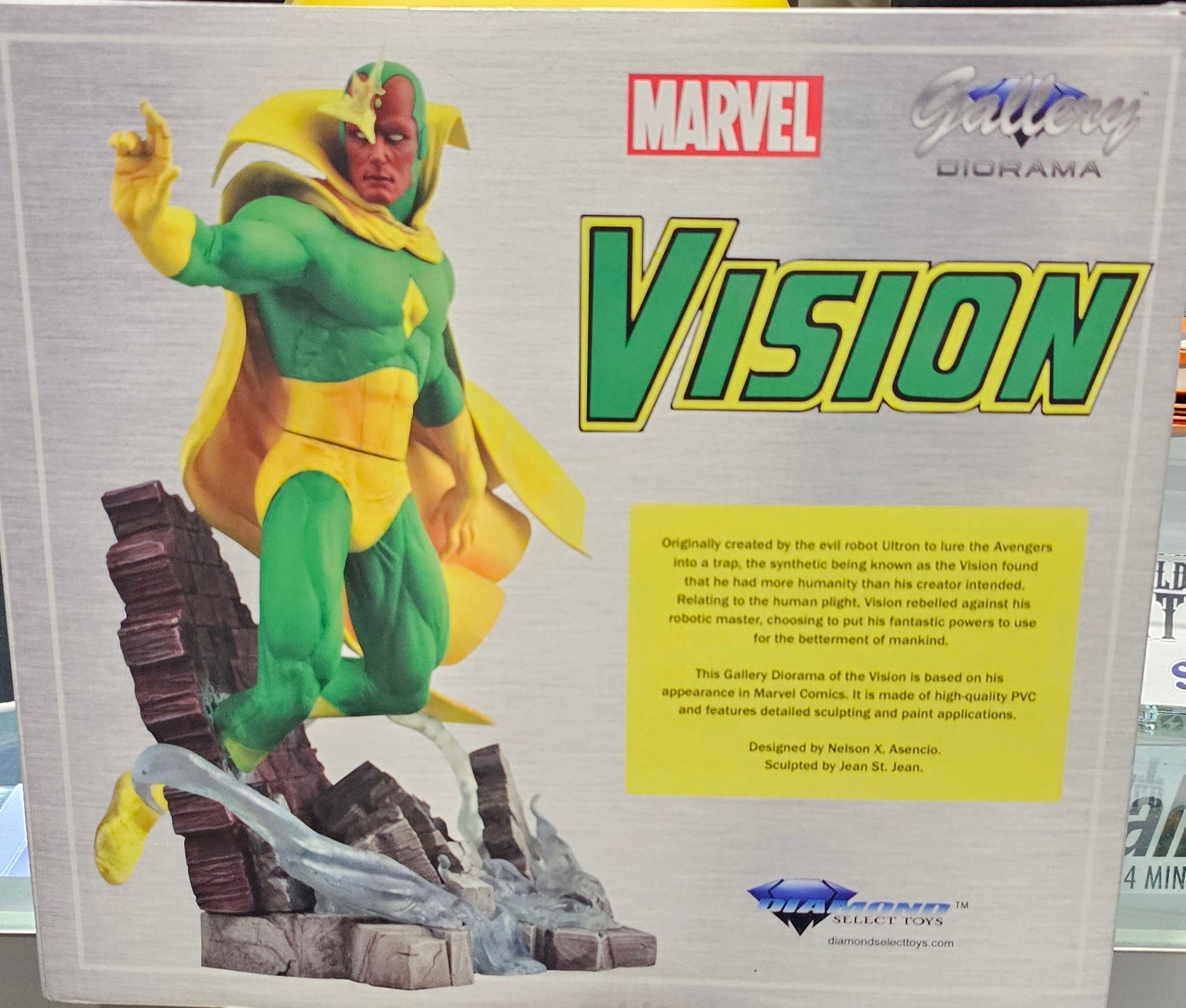 Marvel Gallery: Vision PVC Diorama Figure - Vault 82