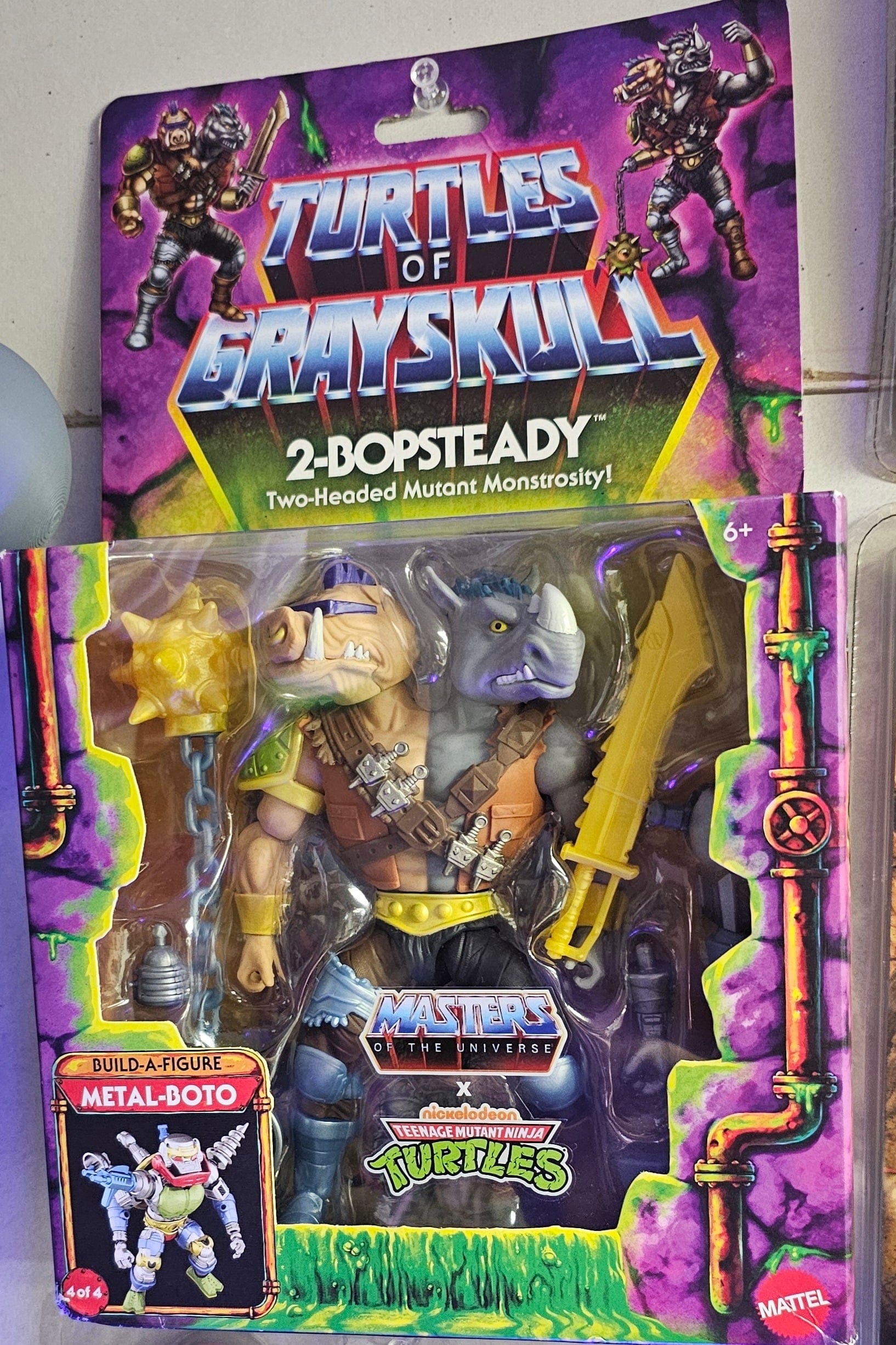 Mattel Masters of the Universe x TMNT Turtles of Grayskull - 2 - Bopsteady Action Figure - Vault 82