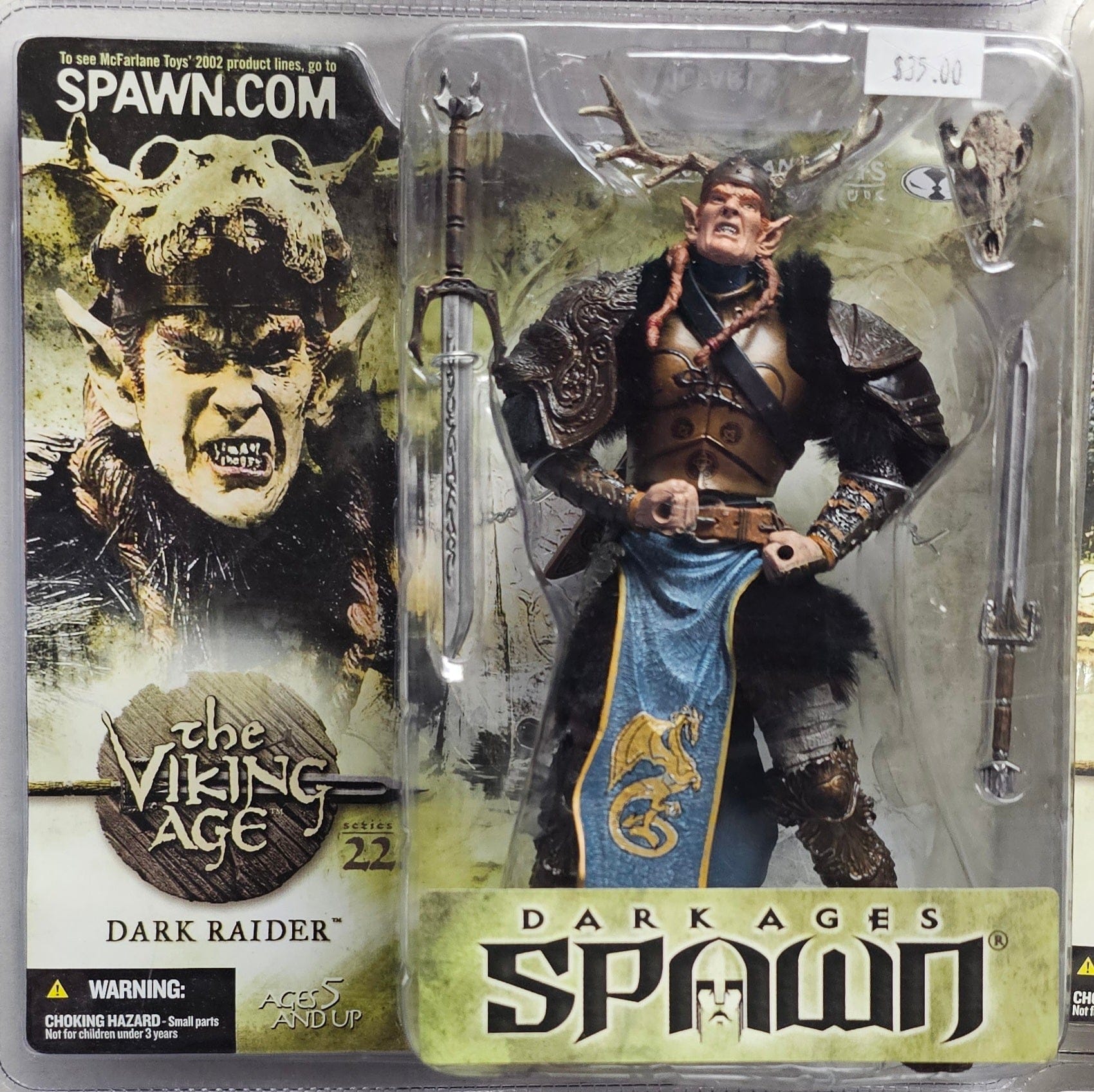 McFarlane Toys Dark Ages Spawn Series 22: The Viking Age - Dark Raider Action Figure - Vault 82