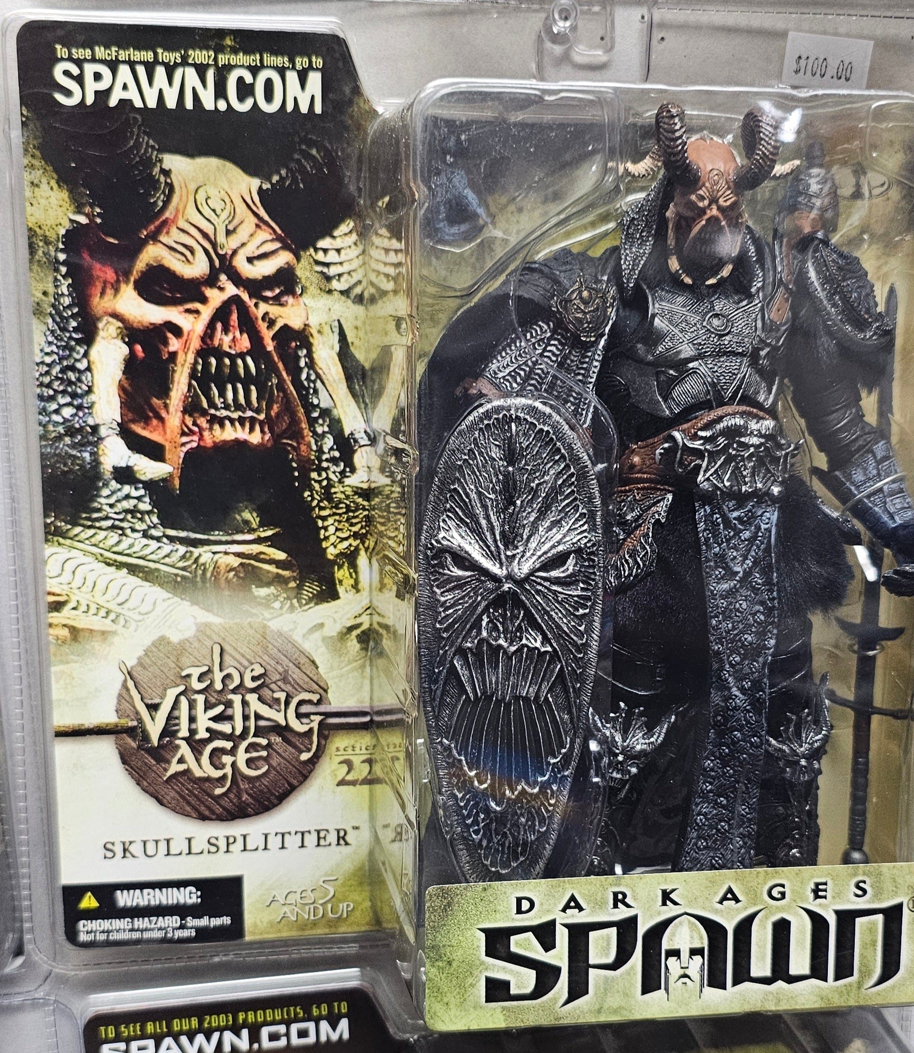 McFarlane Toys Dark Ages Spawn Series 22: The Viking Age - Skullsplitter Action Figure - Vault 82