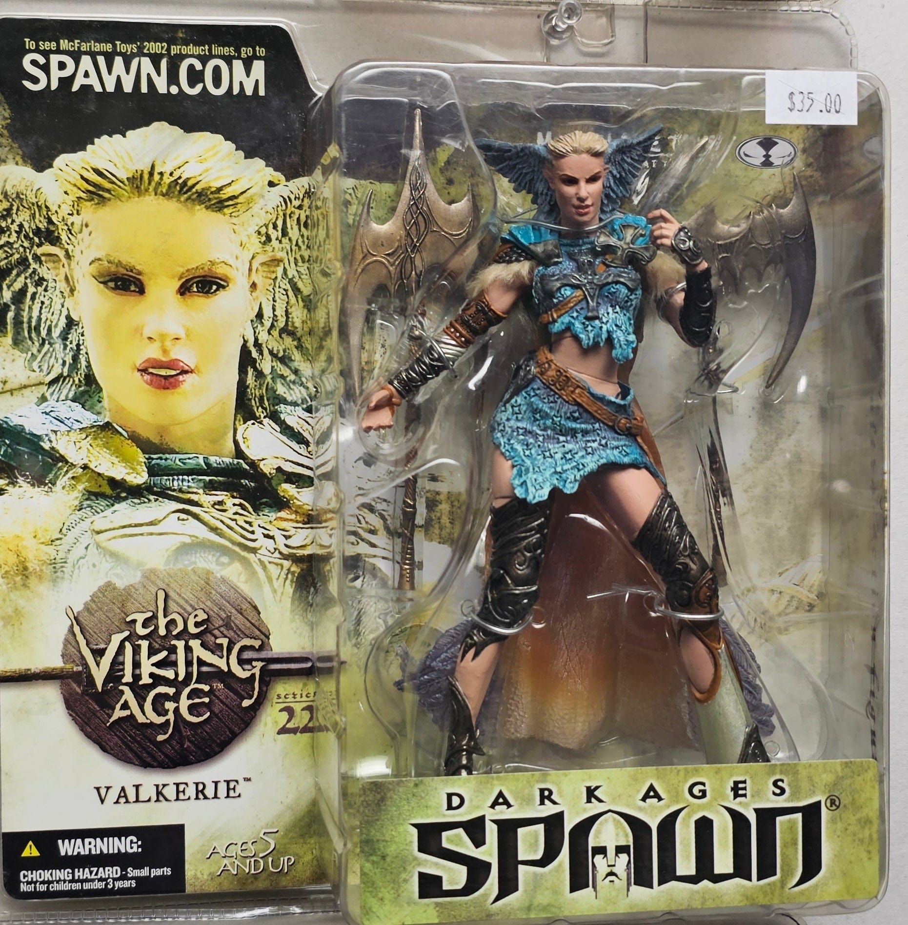 McFarlane Toys Dark Ages Spawn Series 22: The Viking Age - Valkerie Action Figure - Vault 82