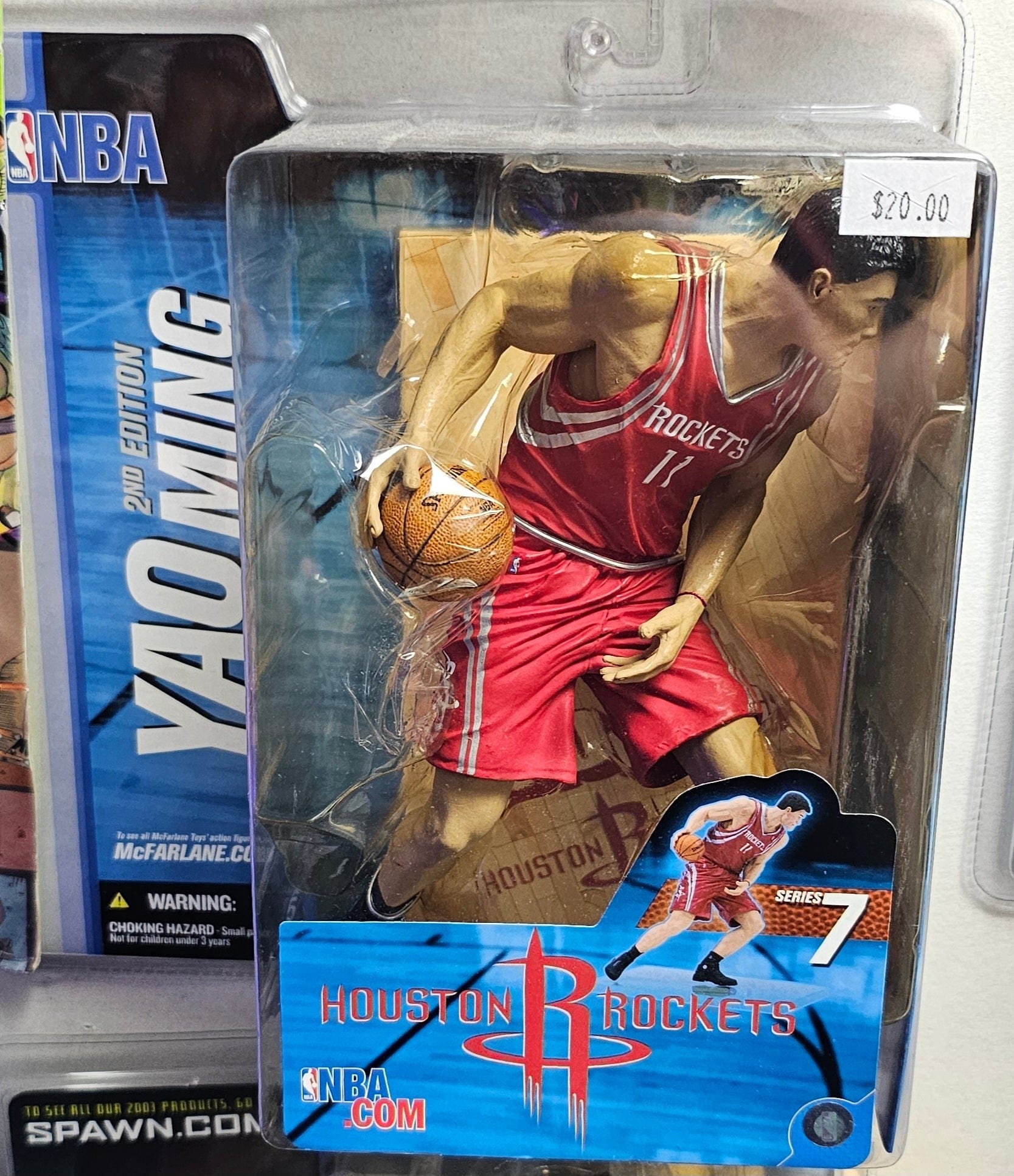 McFarlane Toys NBA Series 7: Yao Ming (2nd Edition) Houston Rockets Action Figure - Vault 82