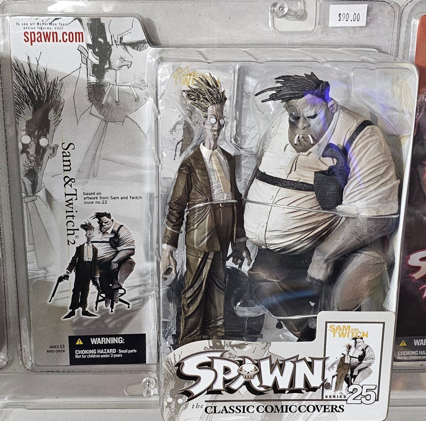 McFarlane Toys Spawn Classic Comic Covers Series 25: Sam & Twitch 2 - Pack Action Figure - Vault 82
