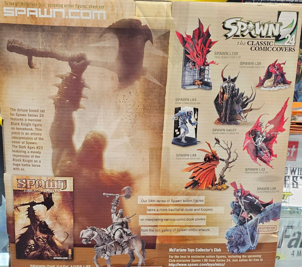 McFarlane Toys Spawn: The Dark Ages Black Knight on Horseback - Vault 82