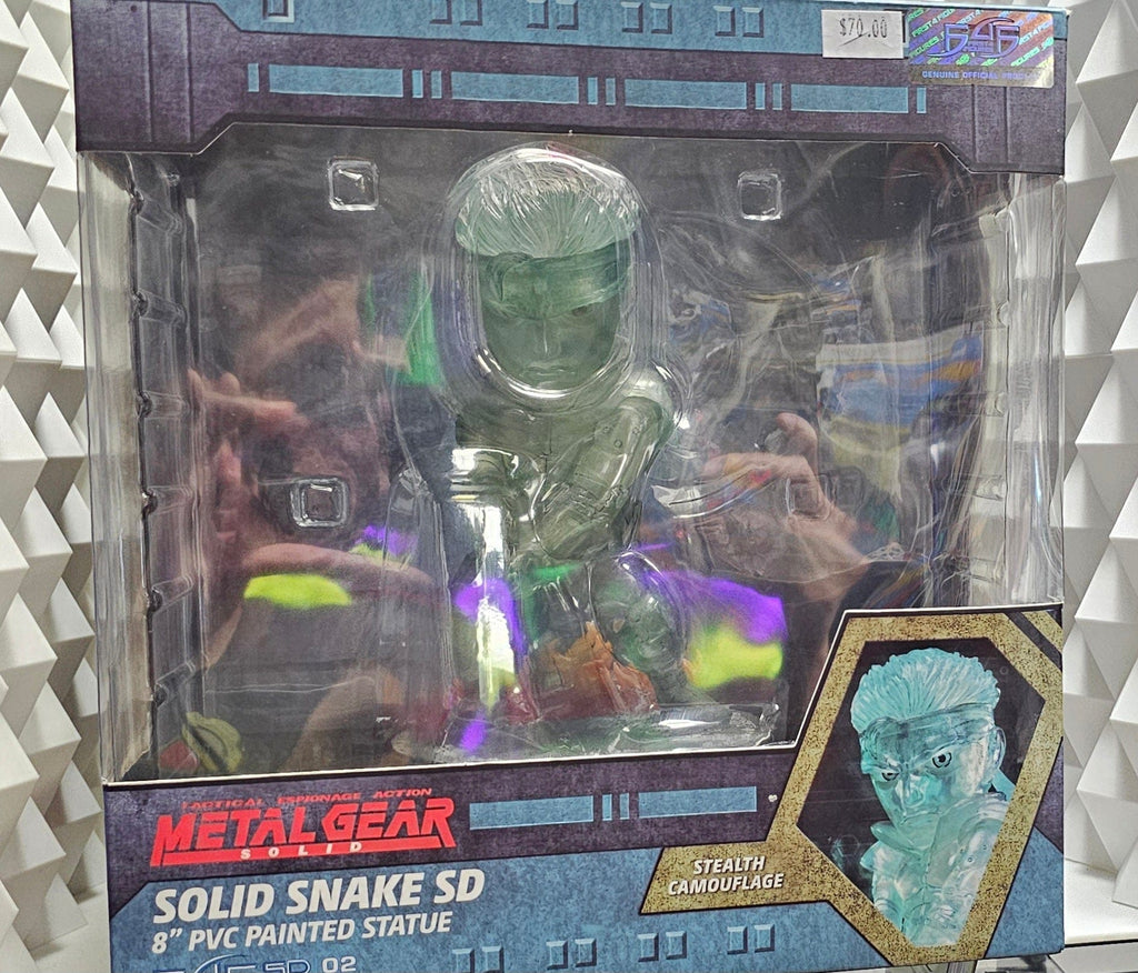 Metal Gear Solid: Solid Snake SD Stealth Camouflage 8" PVC Statue - Vault 82