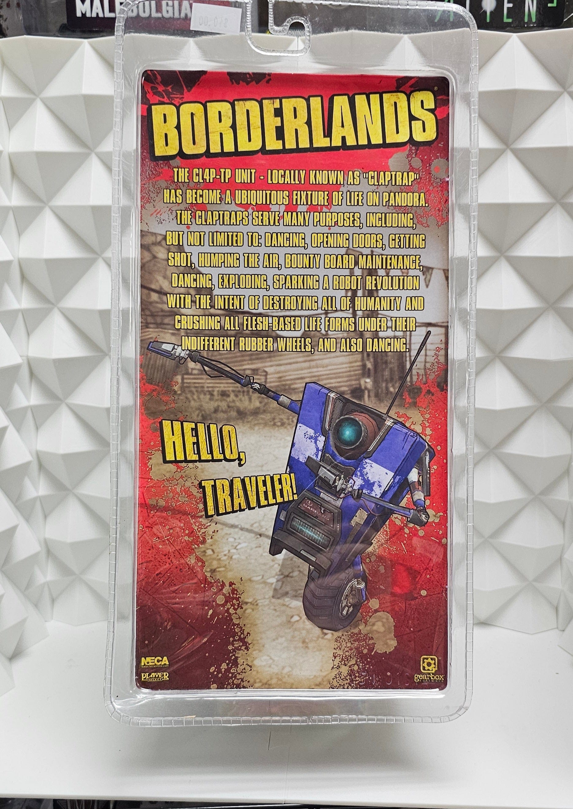 NECA Borderlands: Claptrap (BLU14 Model) Action Figure - Vault 82