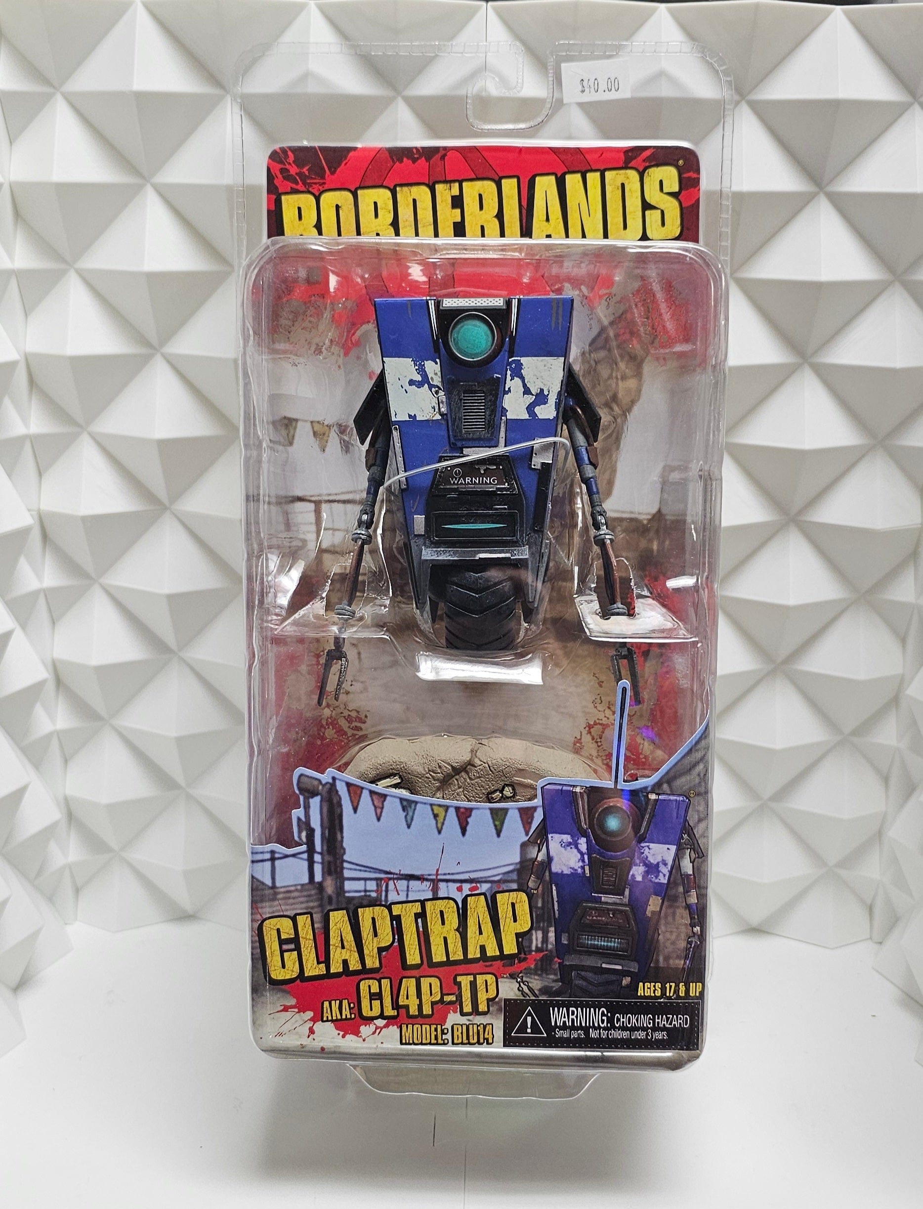 NECA Borderlands: Claptrap (BLU14 Model) Action Figure - Vault 82